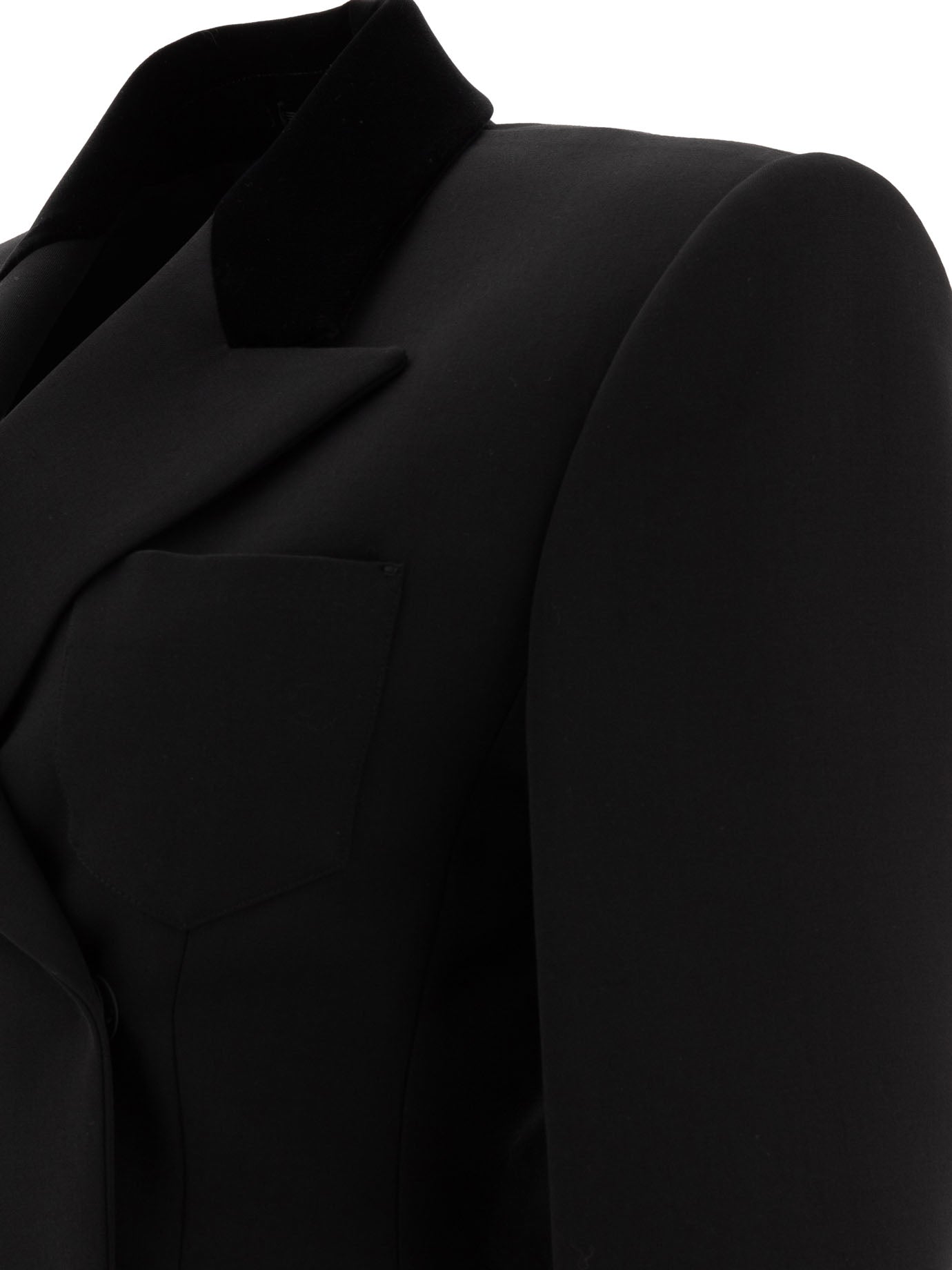 Max Mara Sportmax Tailored Blazer In Technical Wool