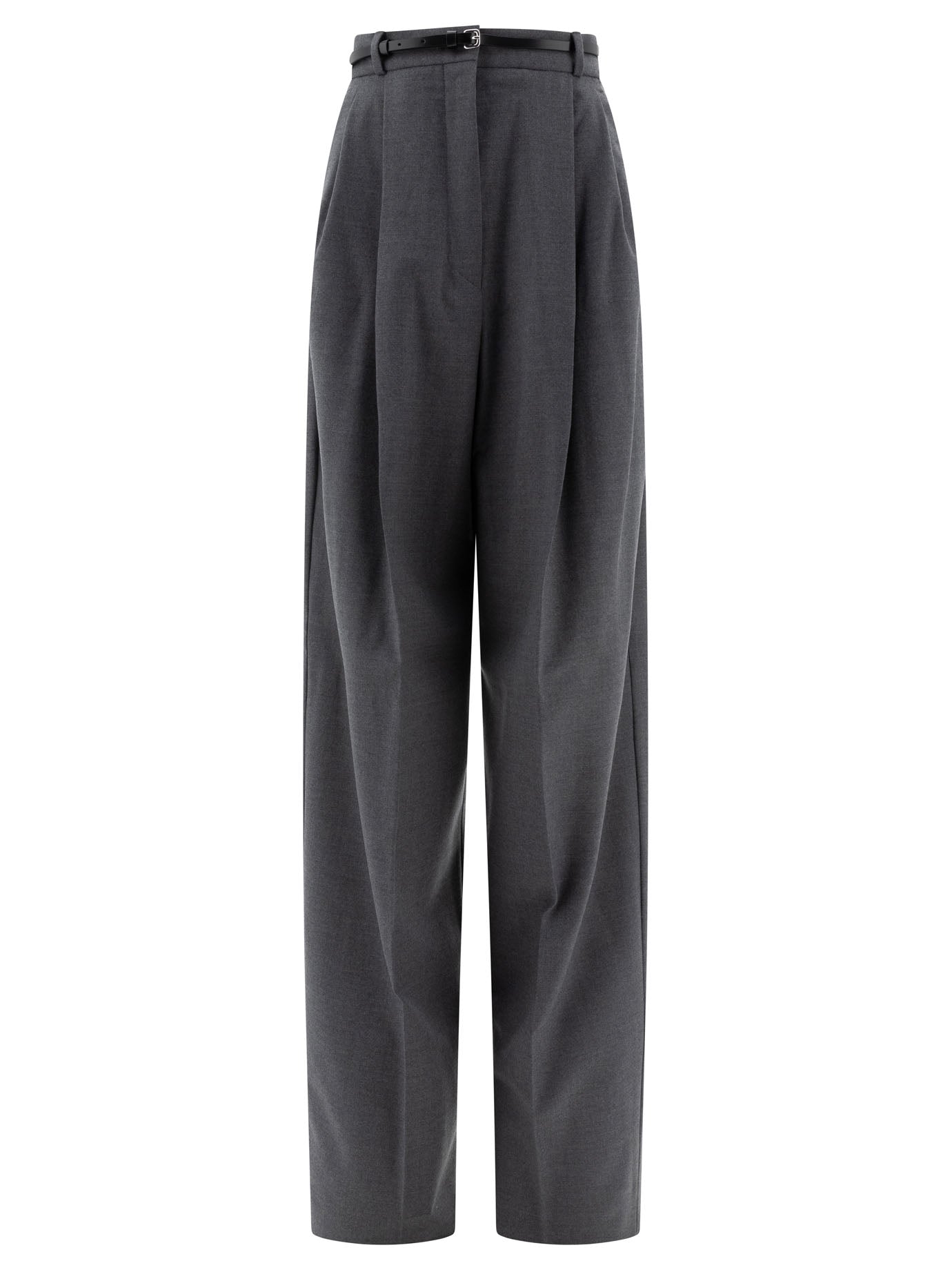 Max Mara Sportmax Oversized Stretch Wool Trousers