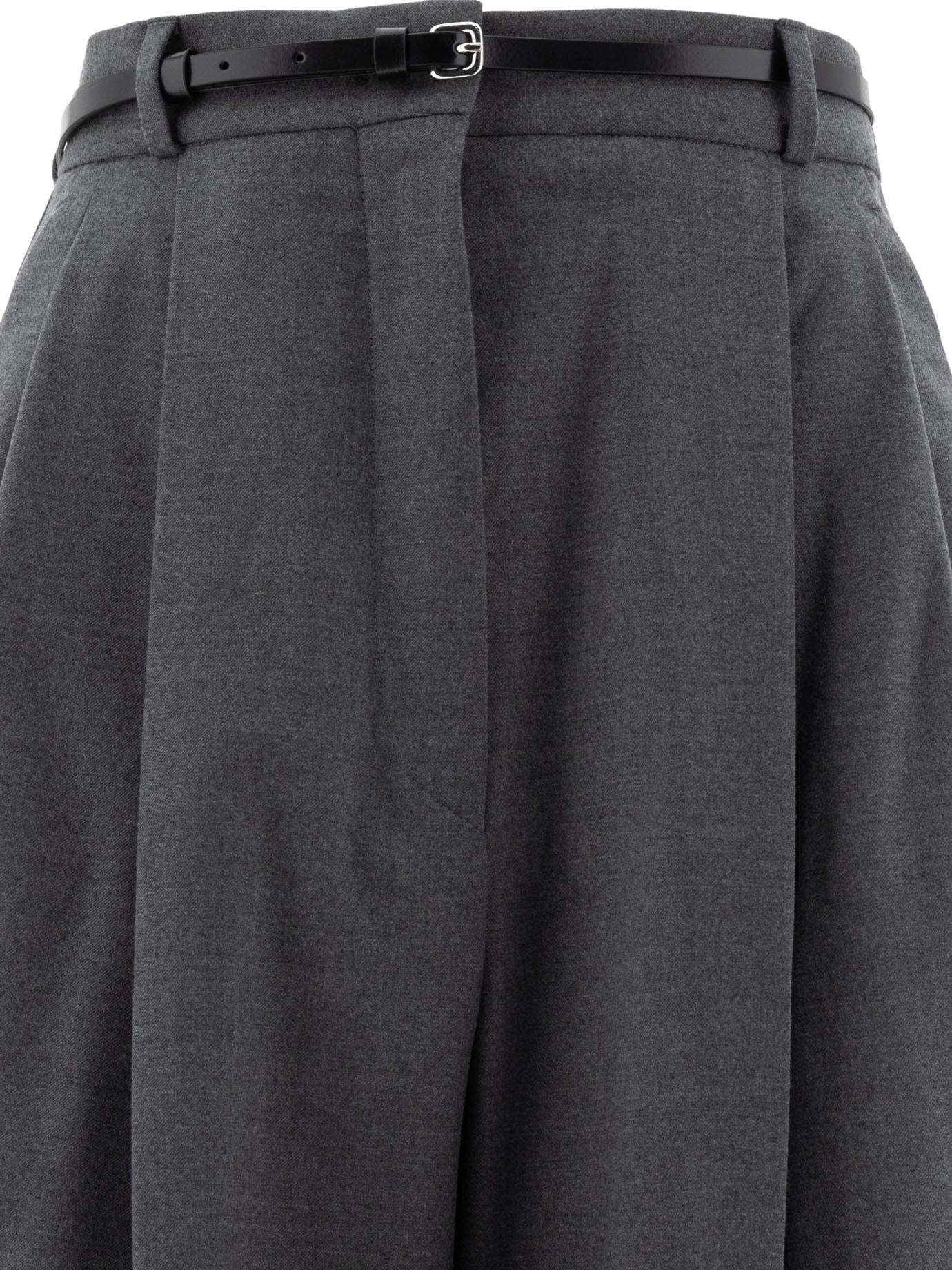 Max Mara Sportmax Oversized Stretch Wool Trousers