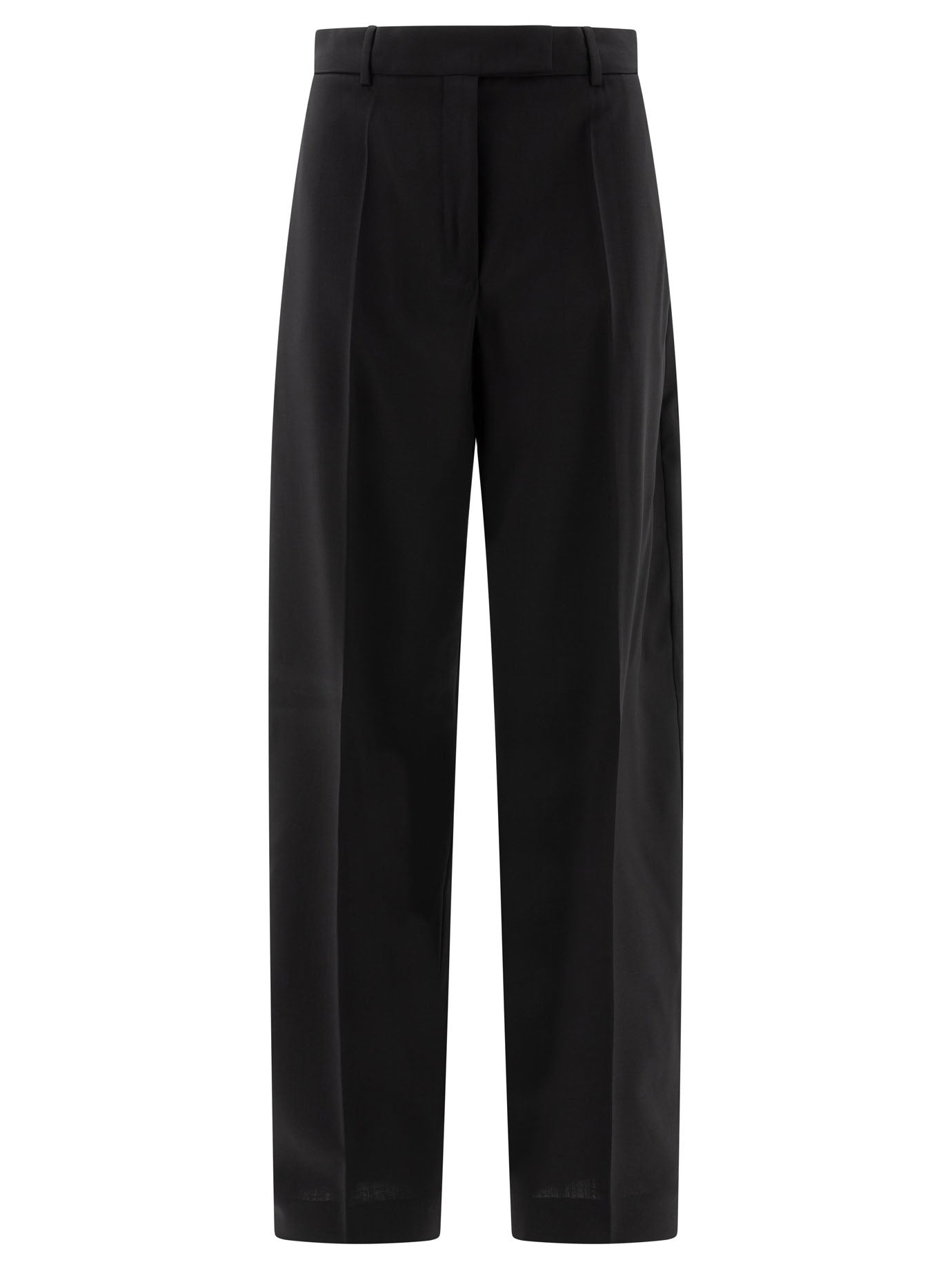 Max Mara Sportmax Oversize Trousers In Stretch Wool