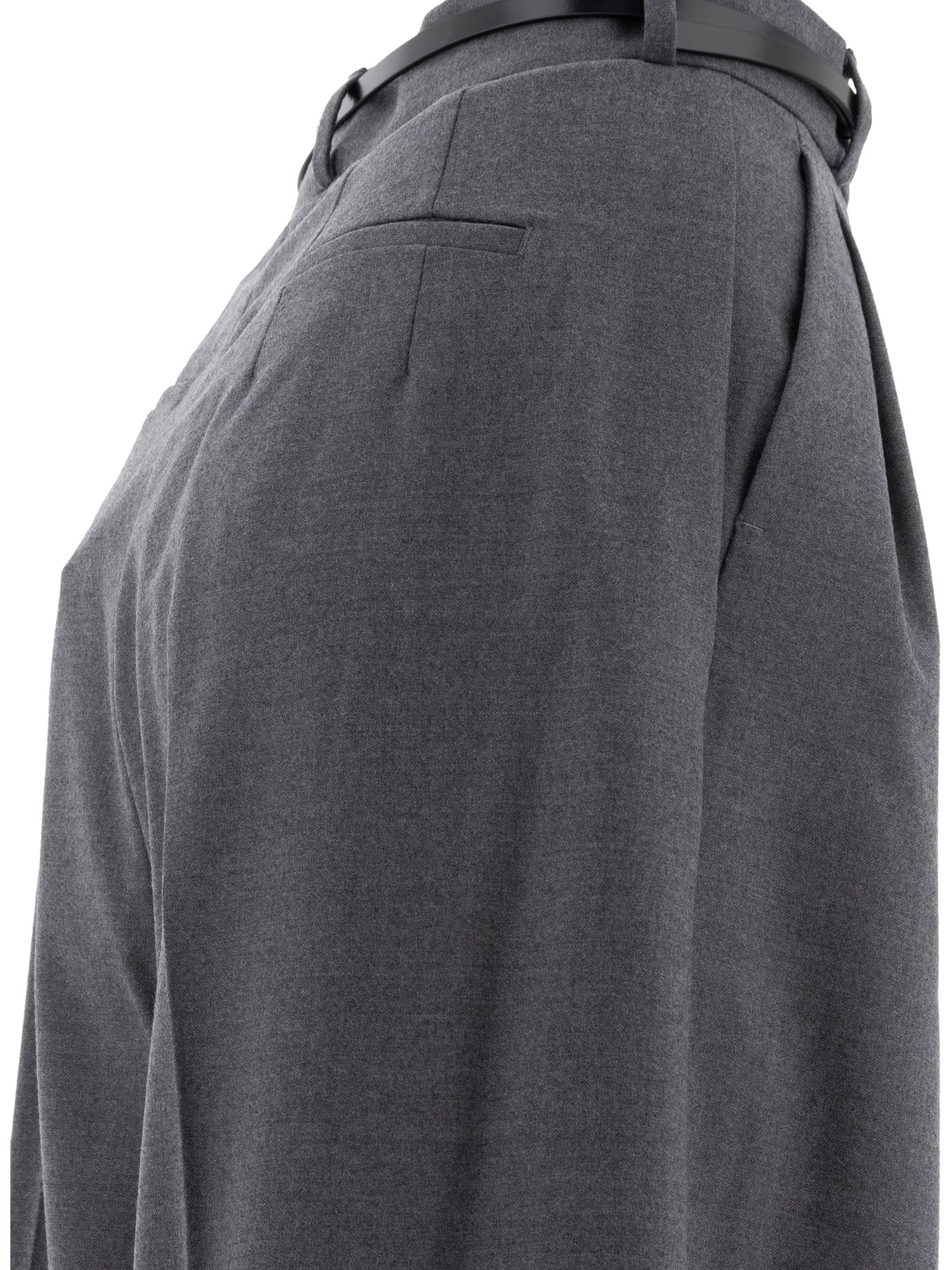 Max Mara Sportmax Oversized Stretch Wool Trousers