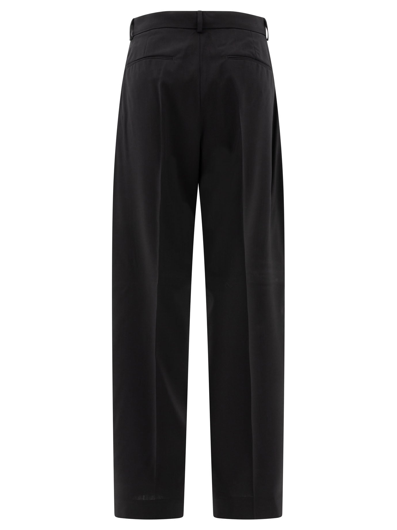 Max Mara Sportmax Oversize Trousers In Stretch Wool