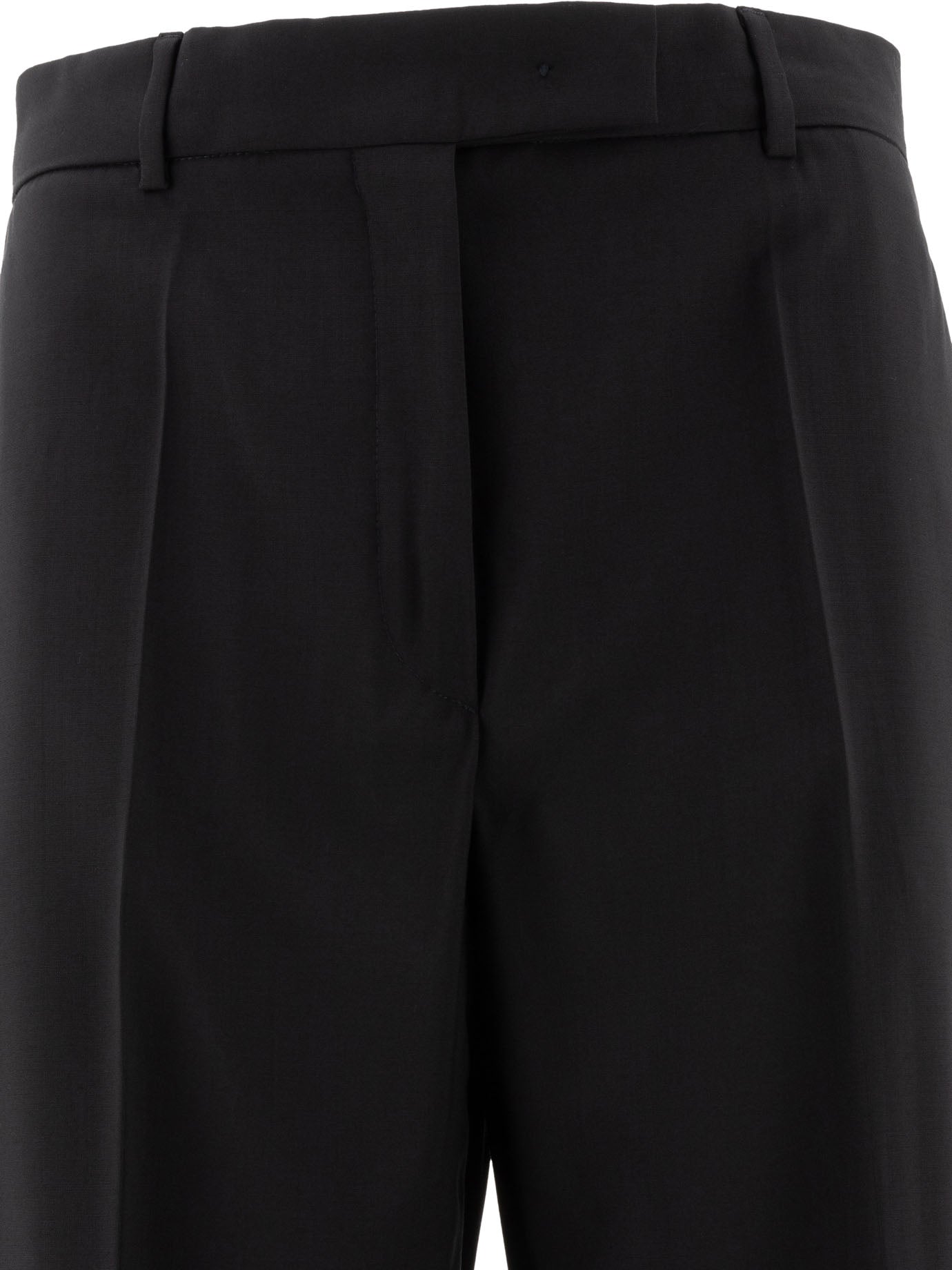 Max Mara Sportmax Oversize Trousers In Stretch Wool