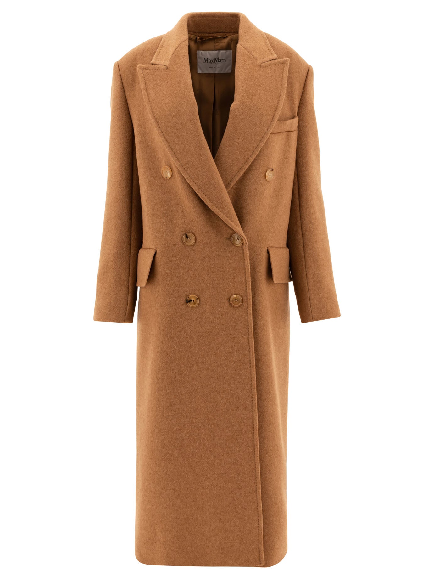 Max Mara Double-Breasted Camel Coat