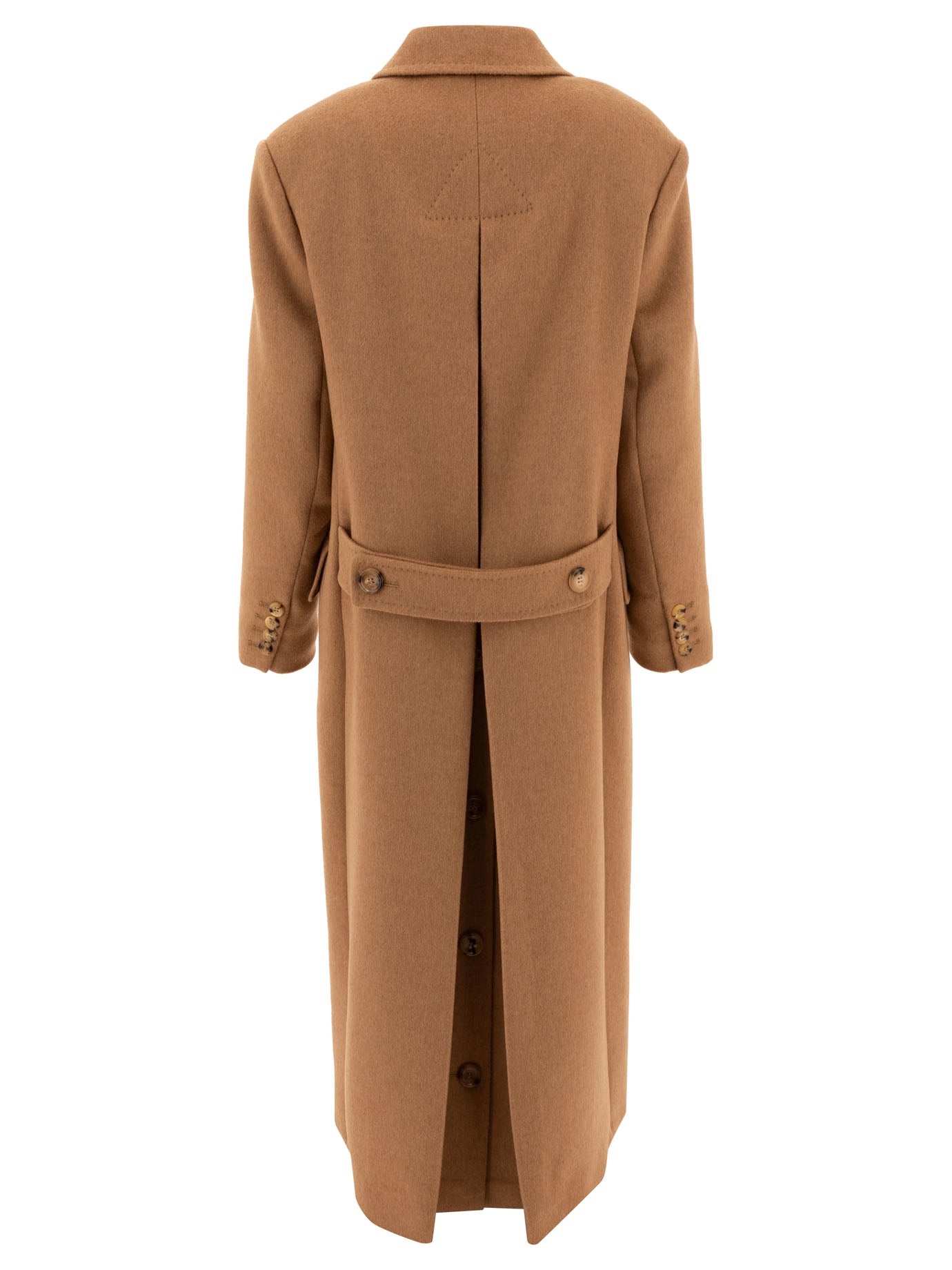 Max Mara Double-Breasted Camel Coat