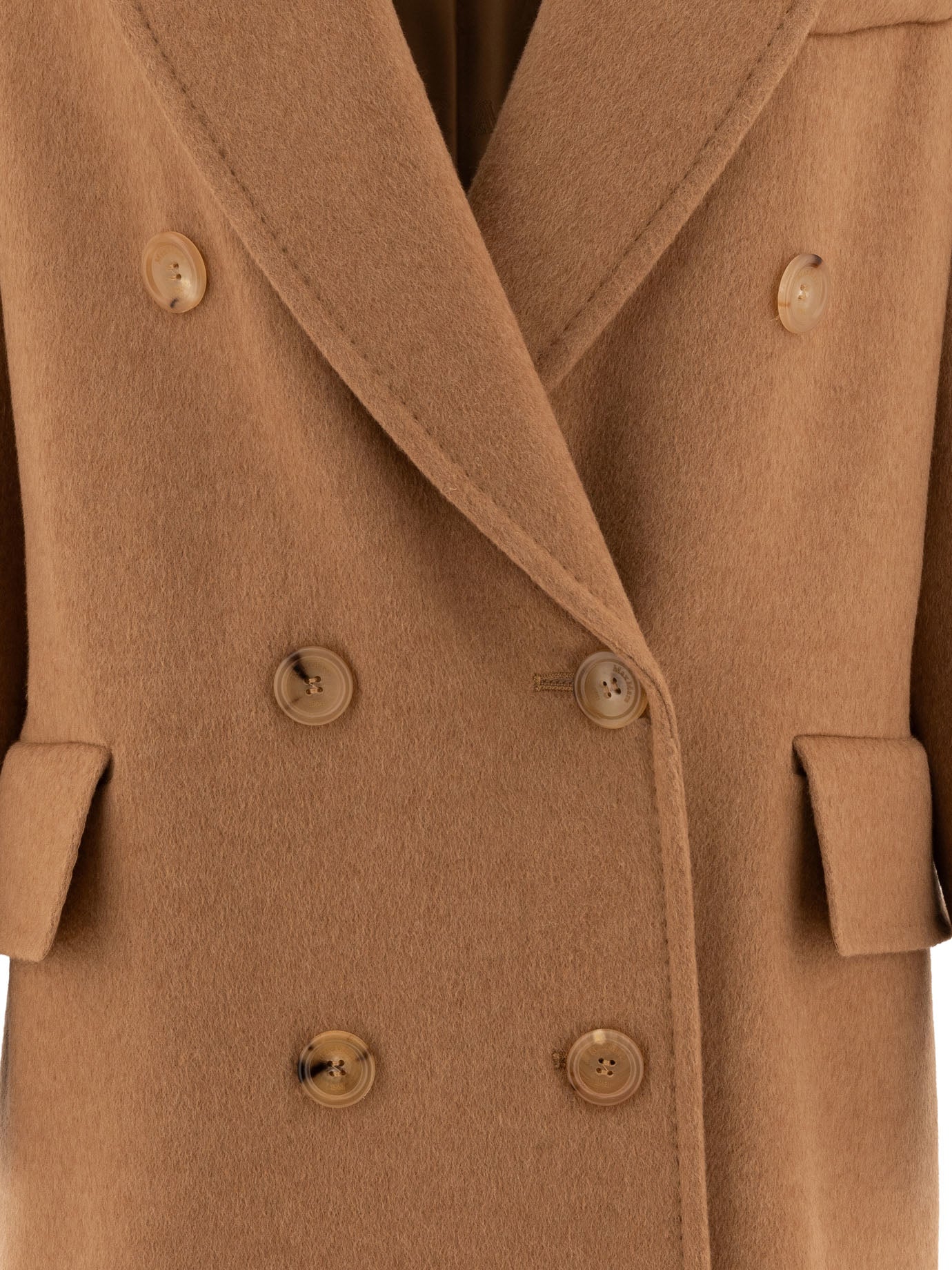 Max Mara Double-Breasted Camel Coat