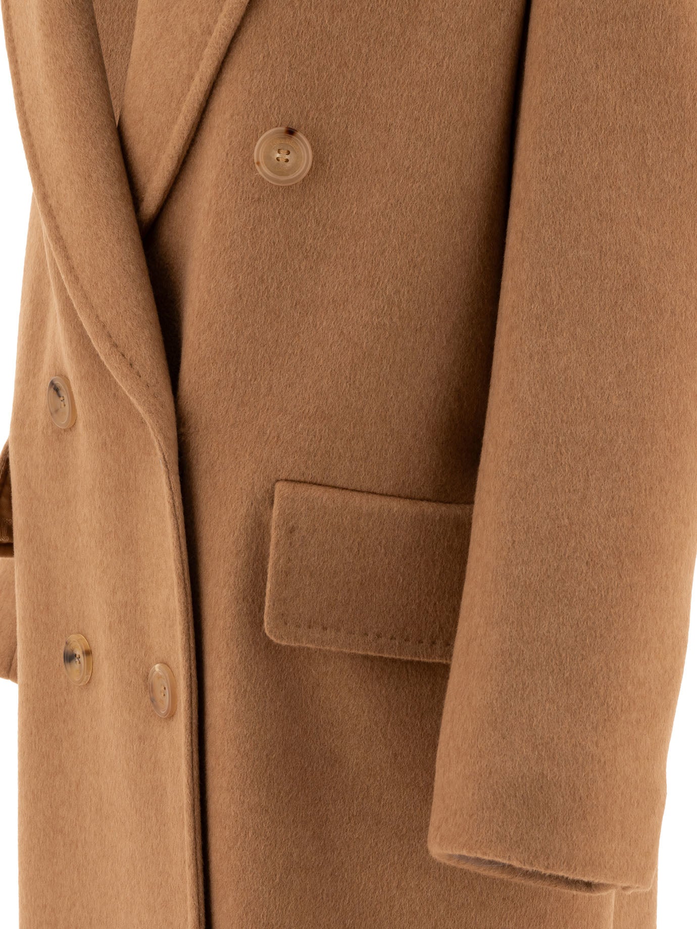 Max Mara Double-Breasted Camel Coat