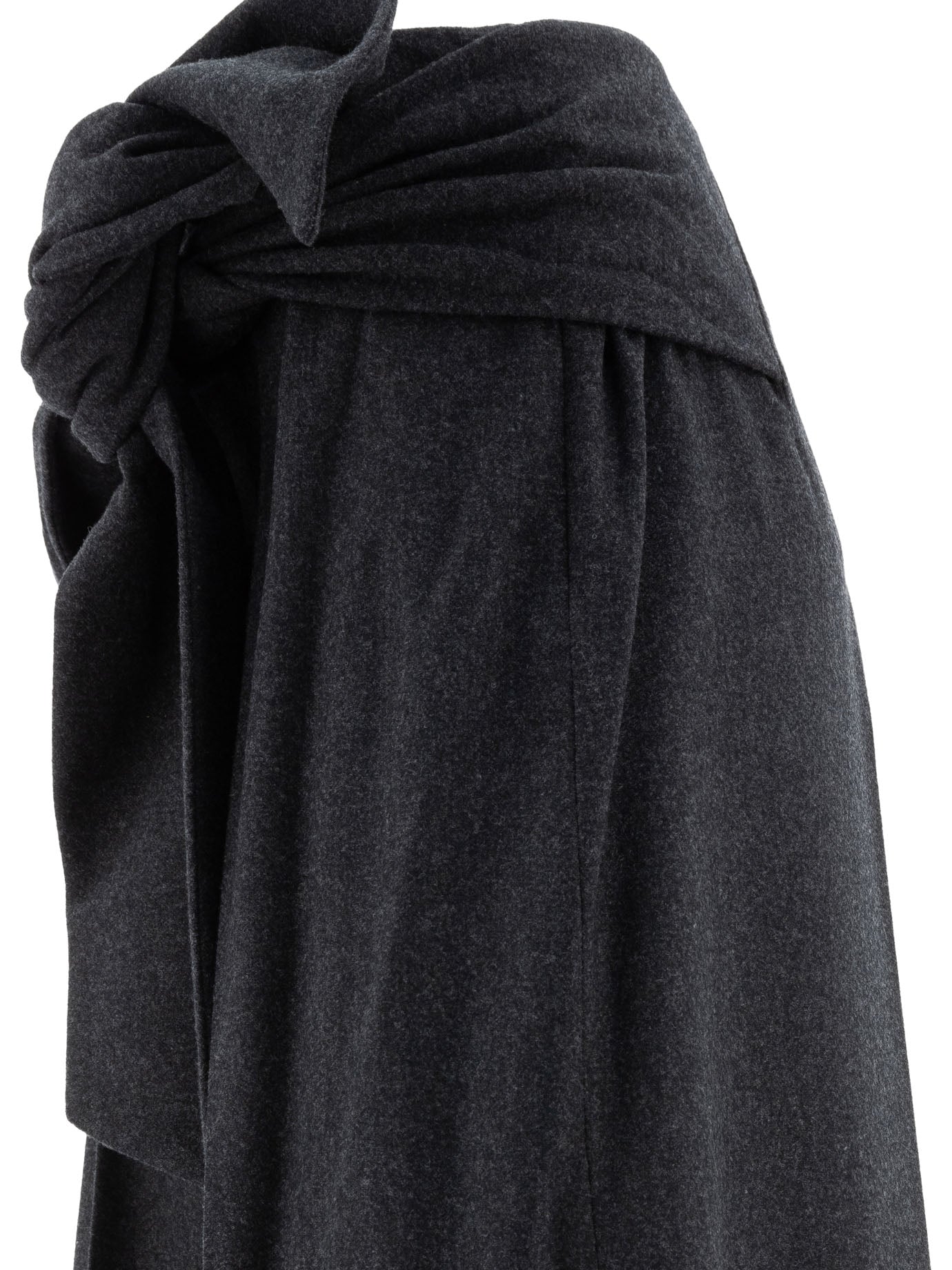 Max Mara Wide-Leg Wool Felt Trousers