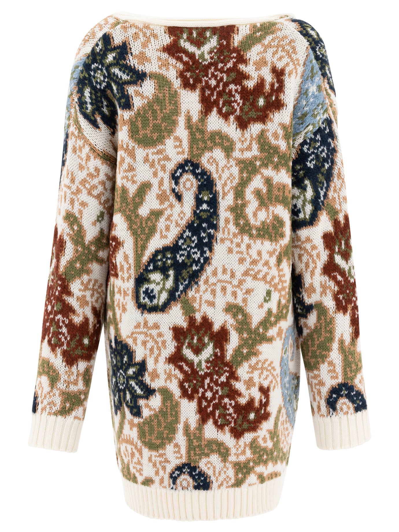 Etro Knit Jacquard Maxi Cardigan