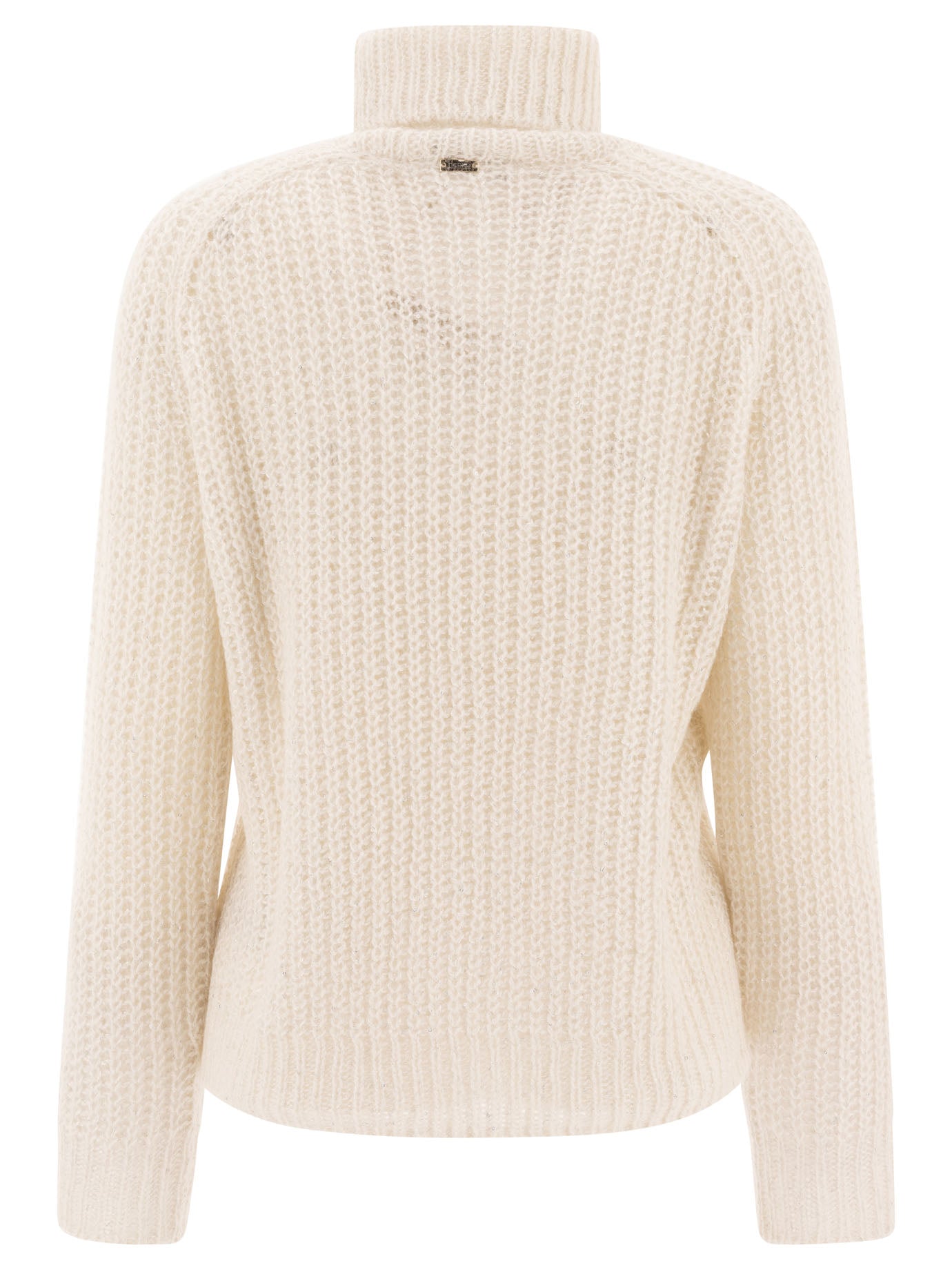 Herno Alpaca And Lurex Turtleneck Sweater