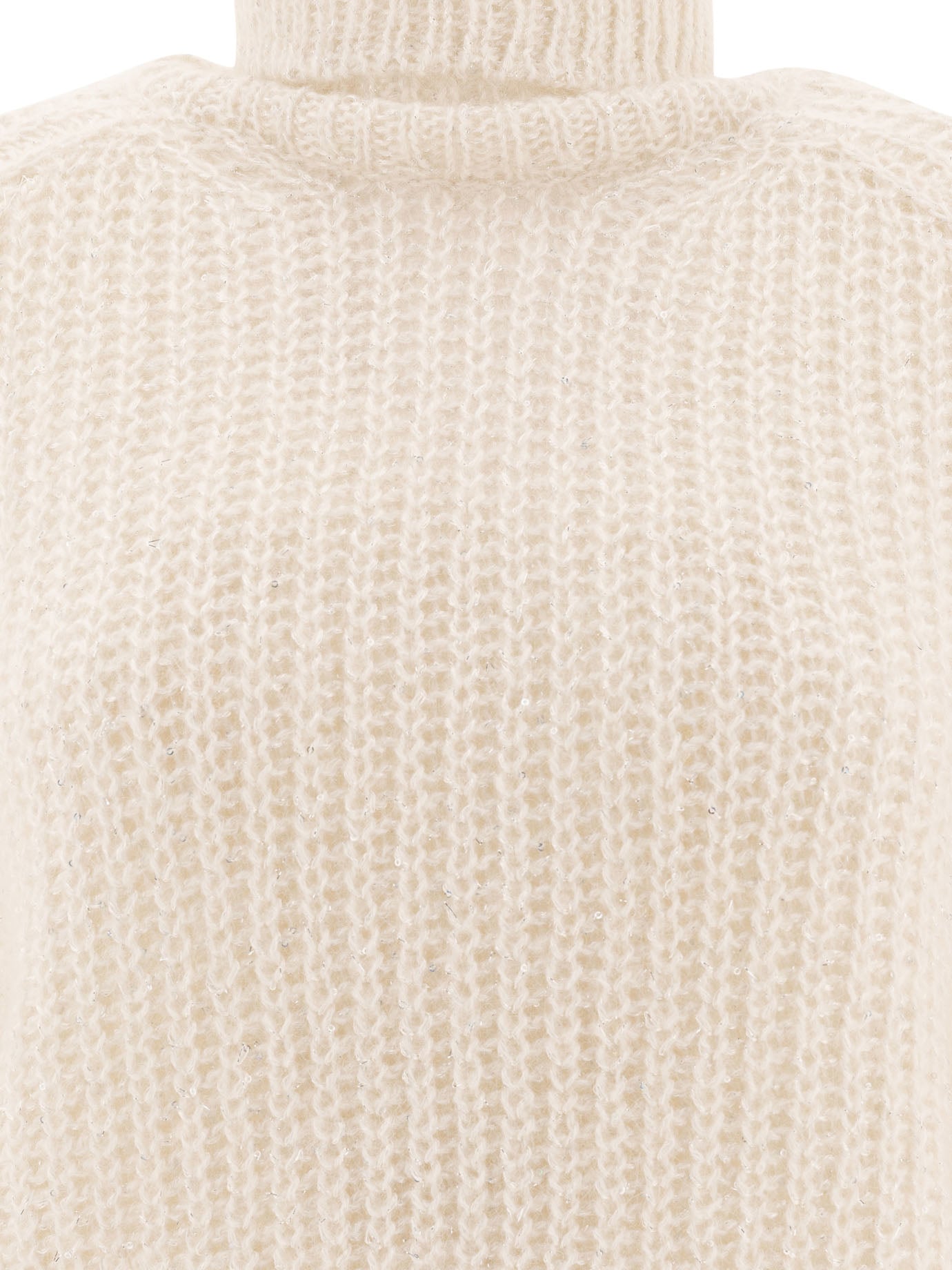 Herno Alpaca And Lurex Turtleneck Sweater