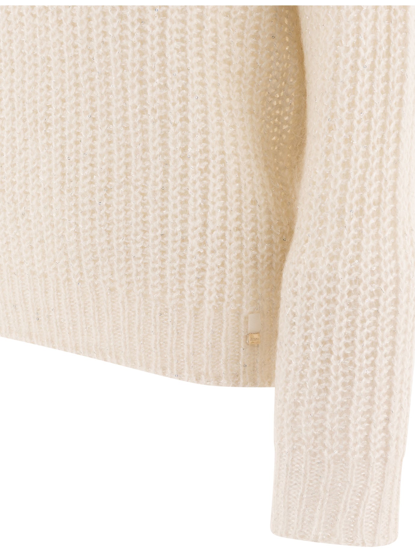 Herno Alpaca And Lurex Turtleneck Sweater