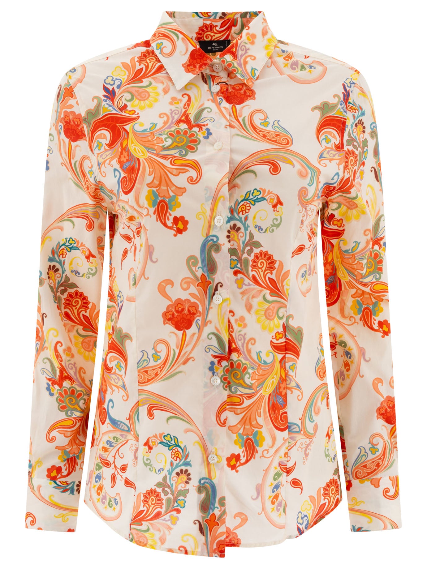 Etro Poplin Shirt In Paisley Print