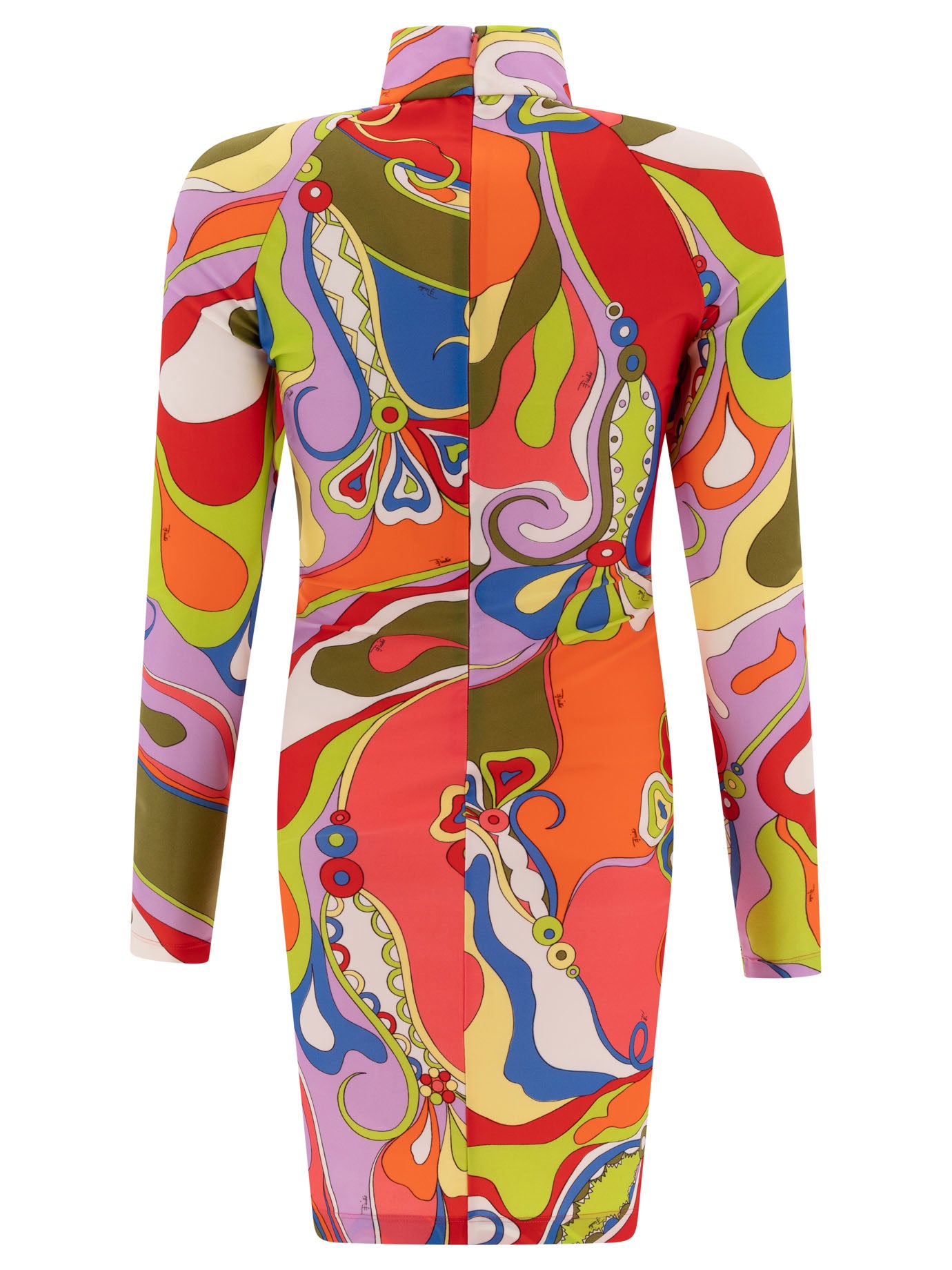 Emilio Pucci Orchidee-Print Dress