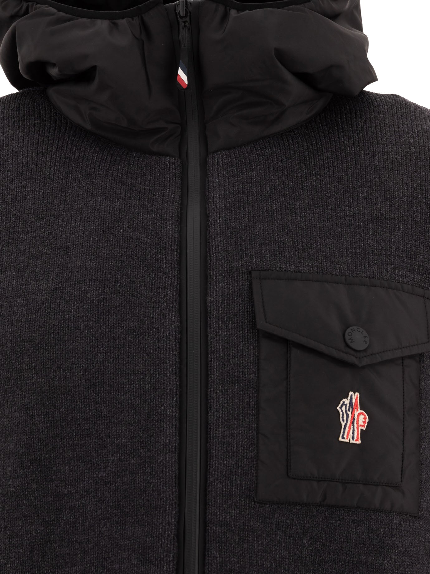 Moncler Grenoble Tricot Down Jacket