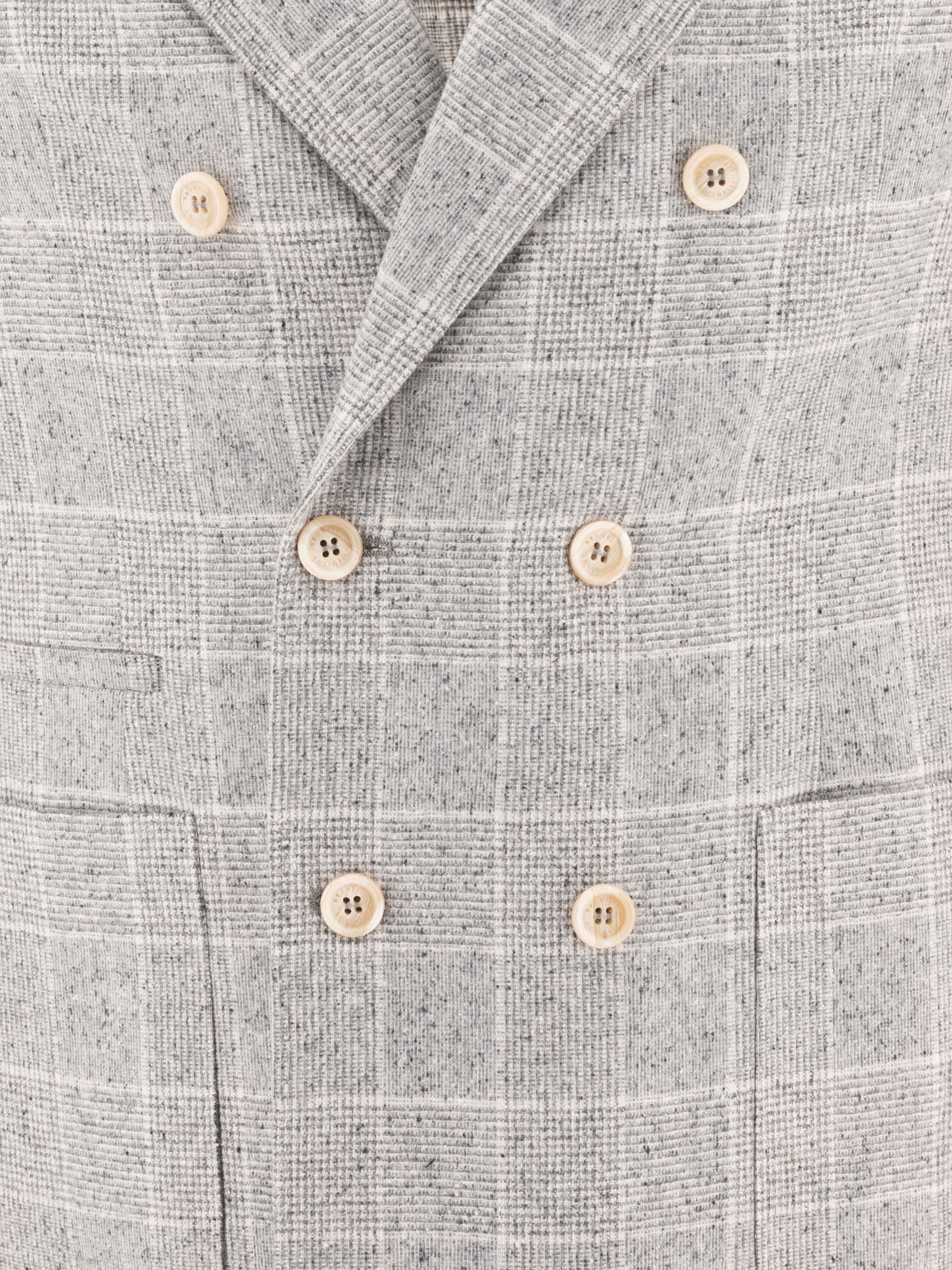 Brunello Cucinelli Deconstructed Prince Of Wales Blazer