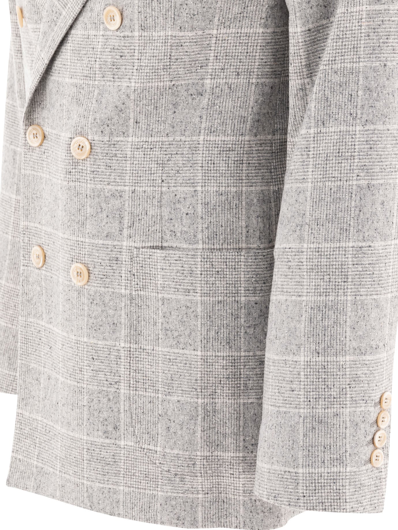 Brunello Cucinelli Deconstructed Prince Of Wales Blazer