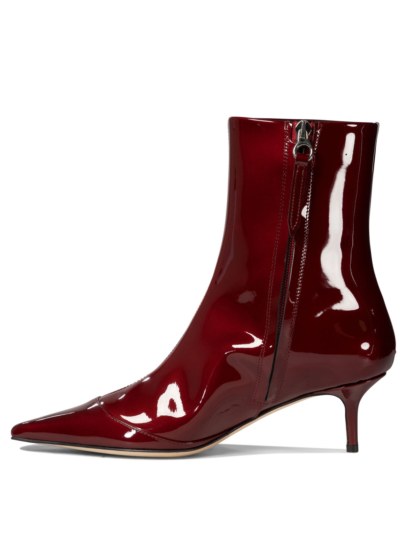 Aeyde Roe Patent Leather Ankle Boots