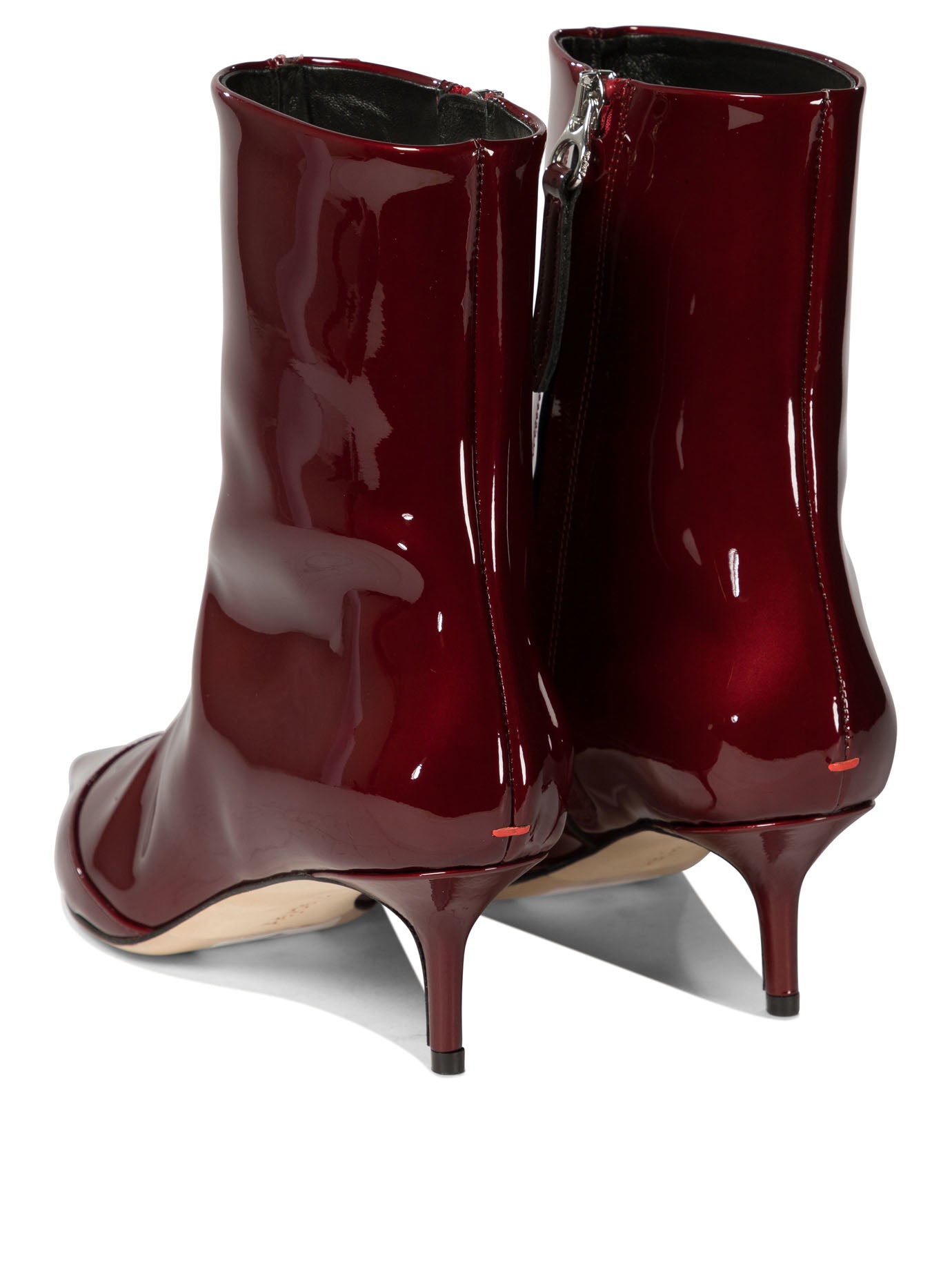 Aeyde Roe Patent Leather Ankle Boots