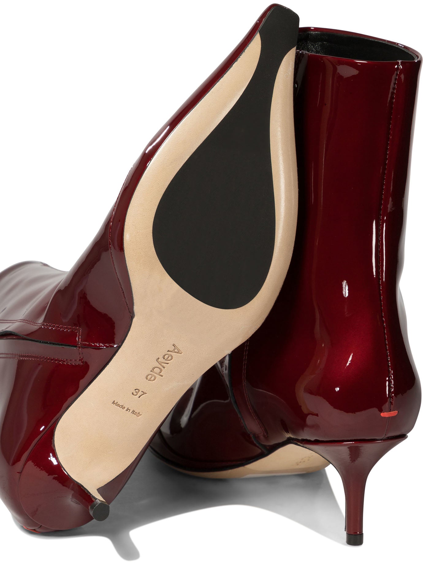 Aeyde Roe Patent Leather Ankle Boots