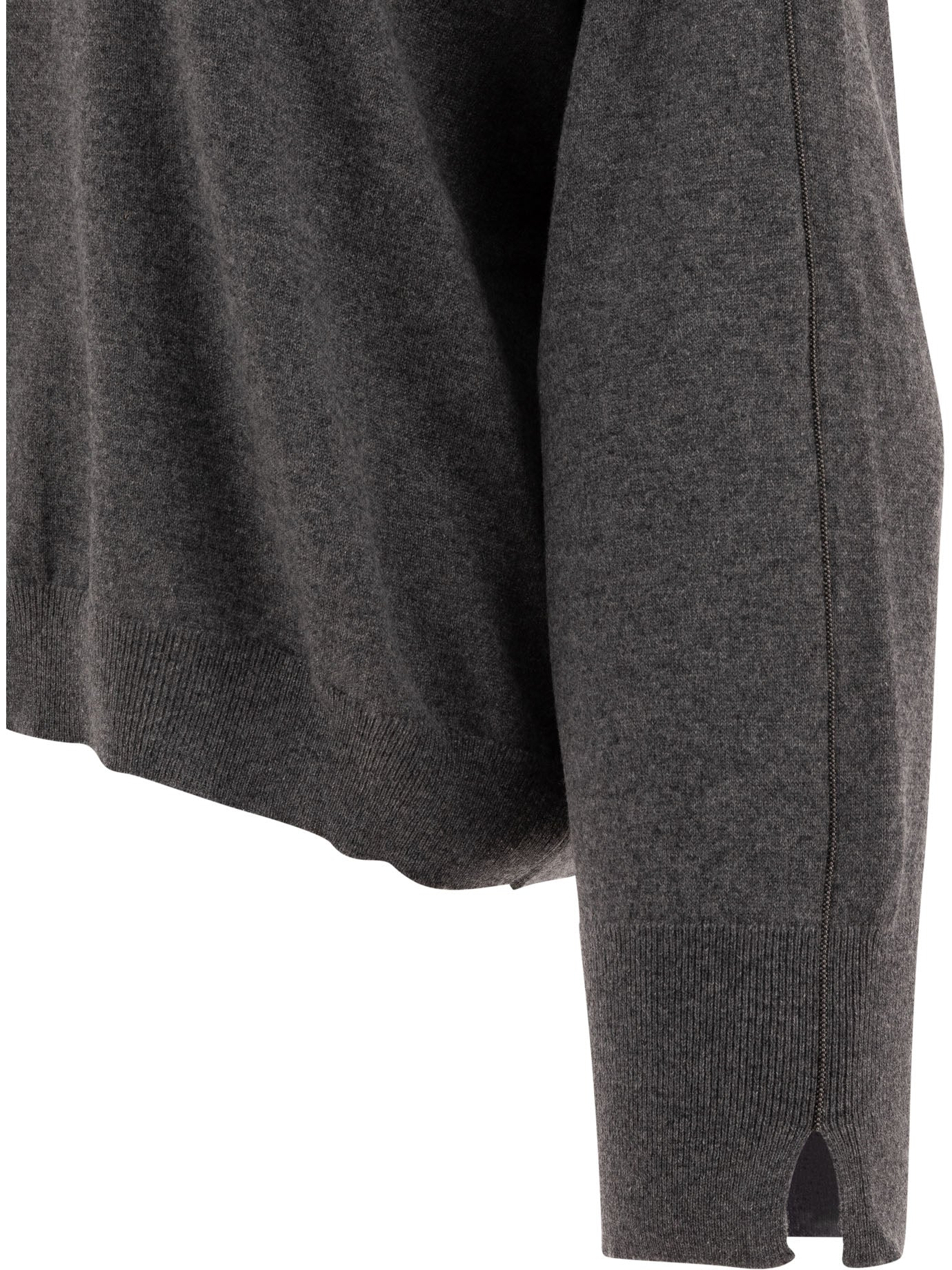 Brunello Cucinelli Cashmere Sweater With Monili