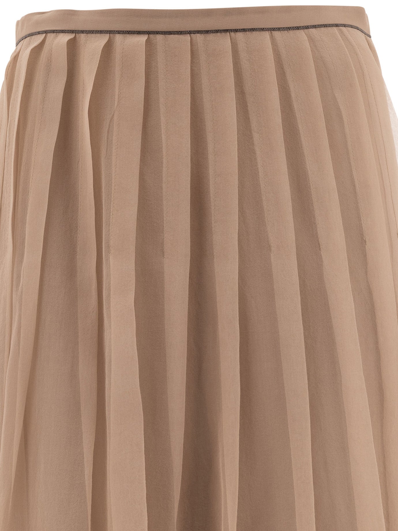 Brunello Cucinelli Maxi Pleated Skirt