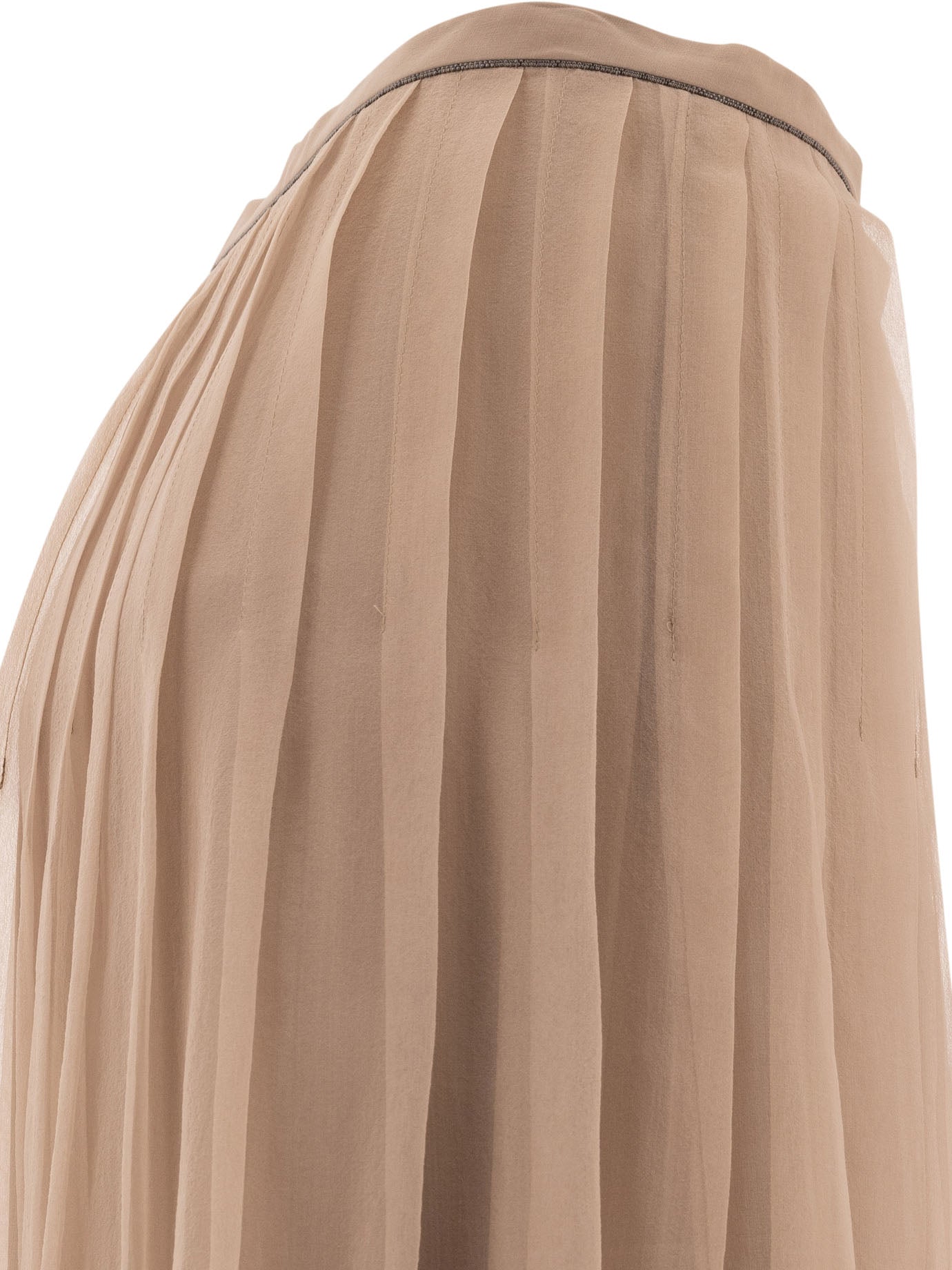 Brunello Cucinelli Maxi Pleated Skirt