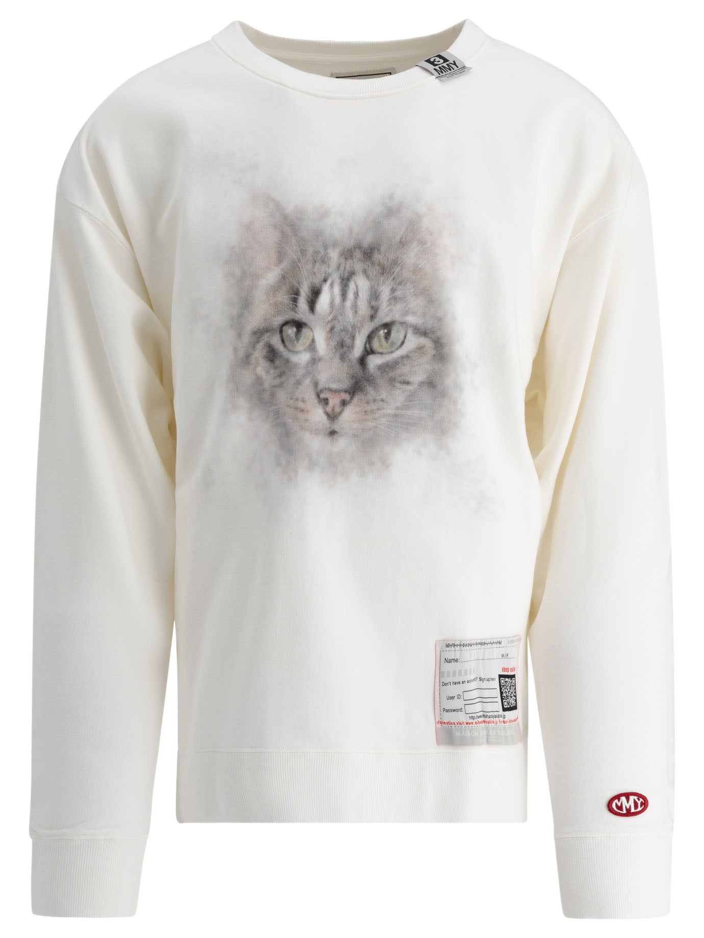 Maison Mihara Yasuhiro Cat Printed Sweatshirt