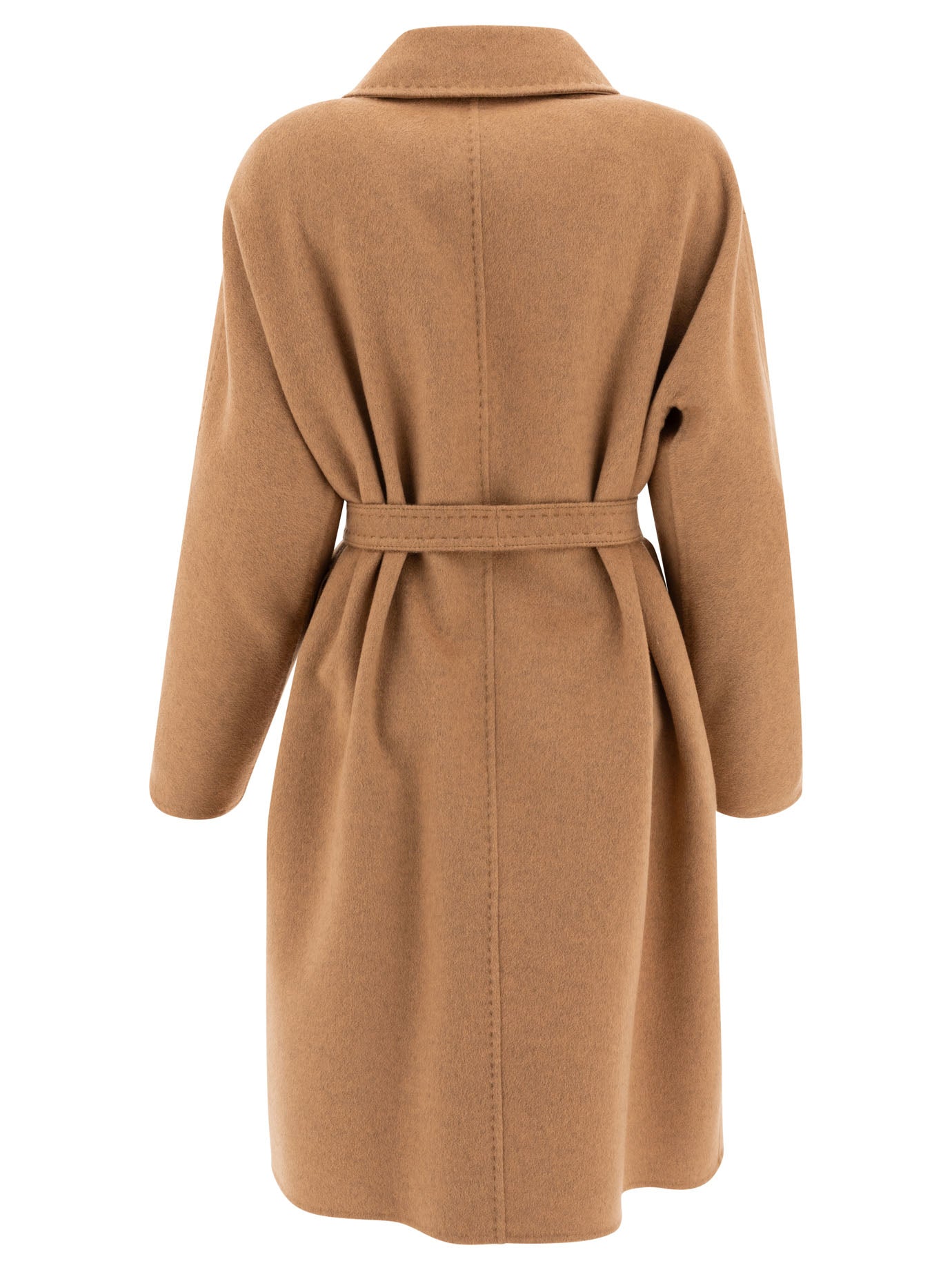 Max Mara Atelier Deconstructed Coat In Cashmere Double