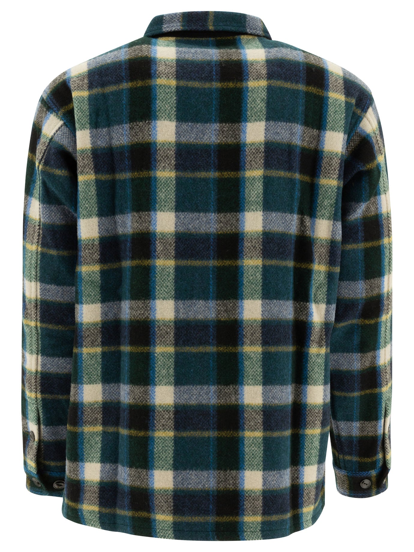 South2 West8 Smokey Melton Wool Shirt