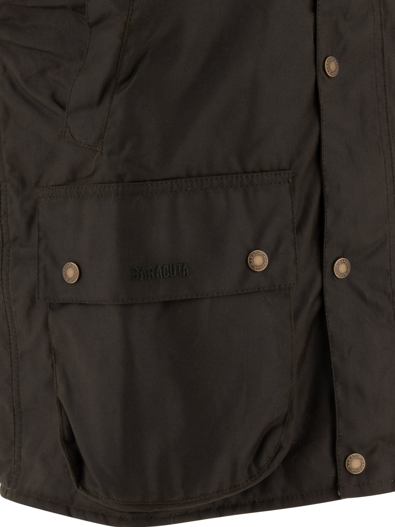 Baracuta Barbour X Baracuta Waxed Oversized Vest Jacket