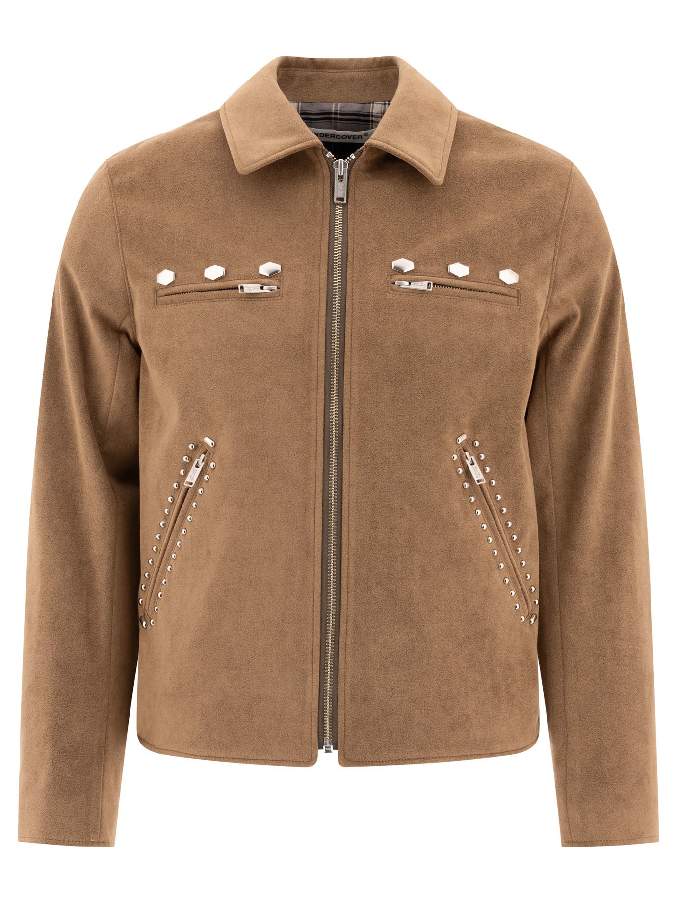 Undercover Faux Leather Jacket With Studs