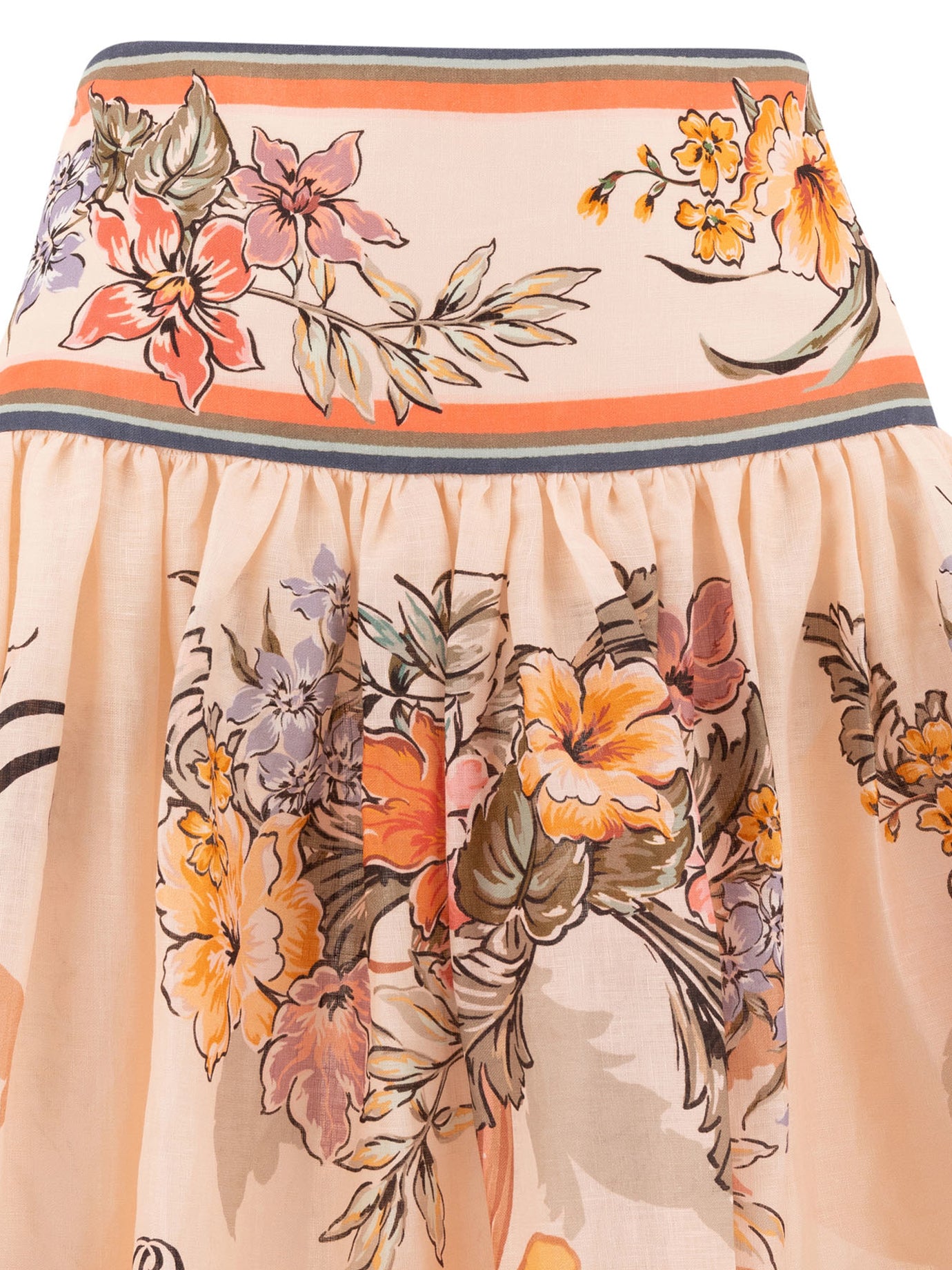 Zimmermann Tallow Midi Skirt