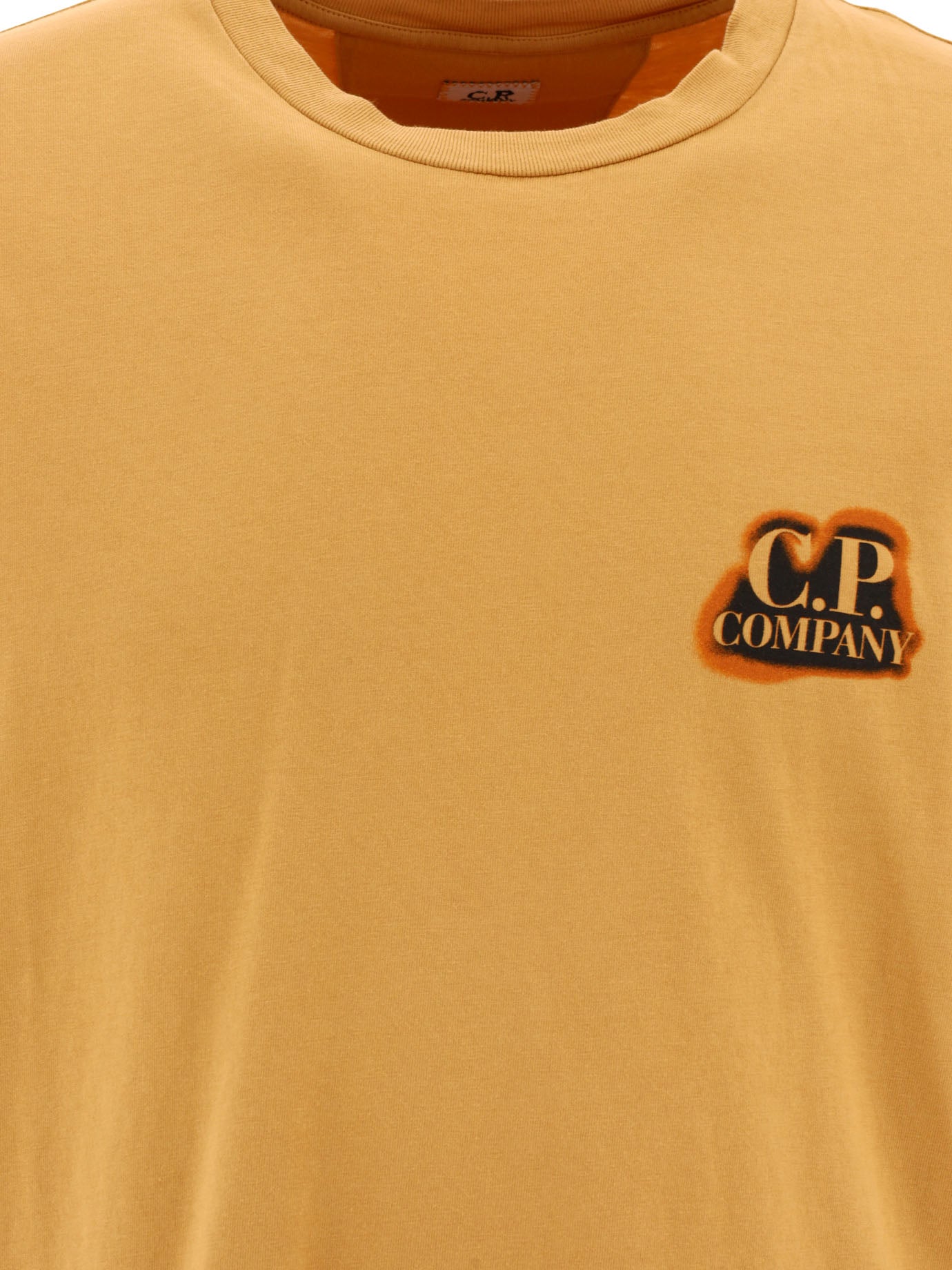 C.P. Company T-Shirt Con Logo E Stampa