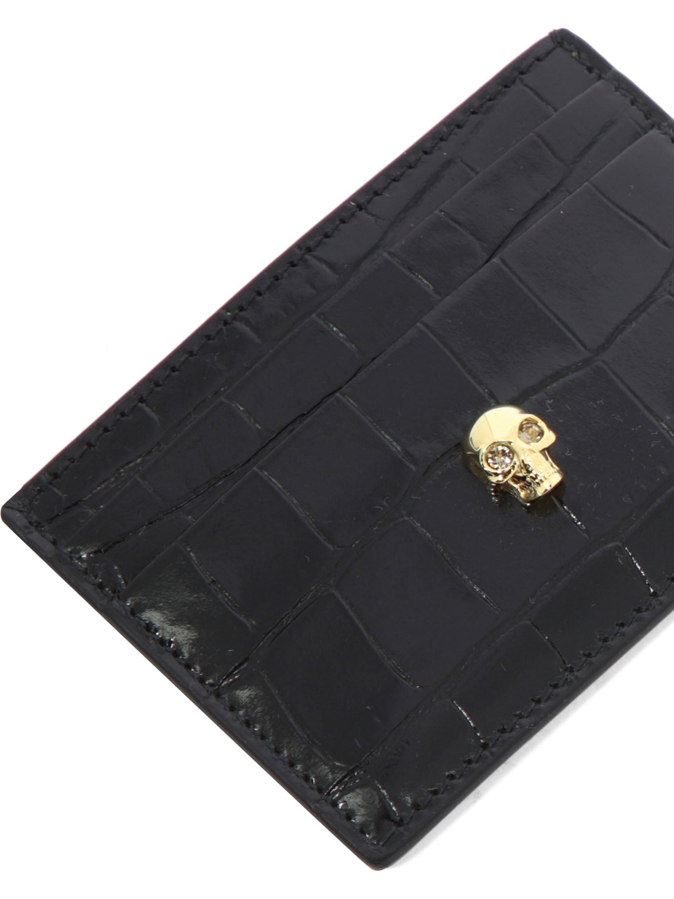 Alexander McQueen Portacarte Skull