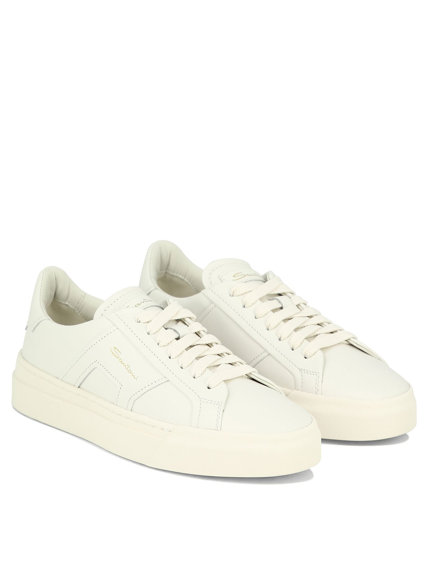 Santoni Sneakers Basse Con Lacci