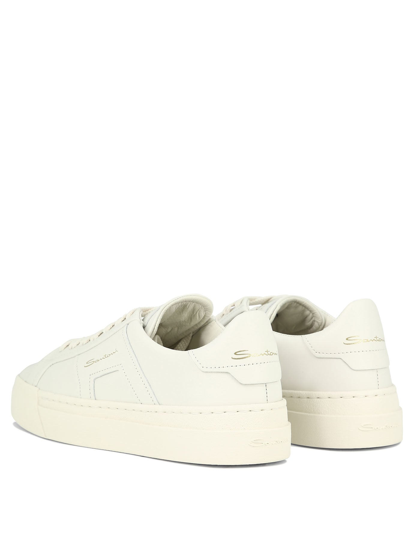 Santoni Sneakers Basse Con Lacci