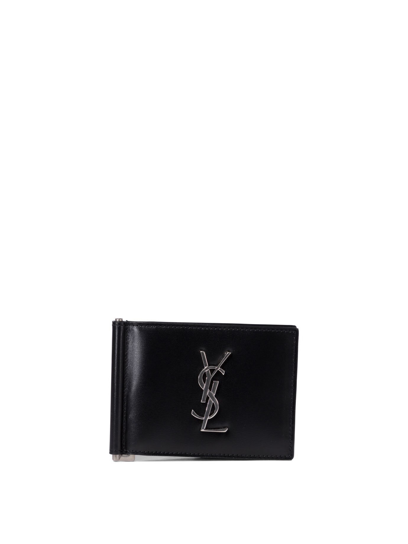 Saint Laurent Portafoglio Bifold In Pelle Cassandre