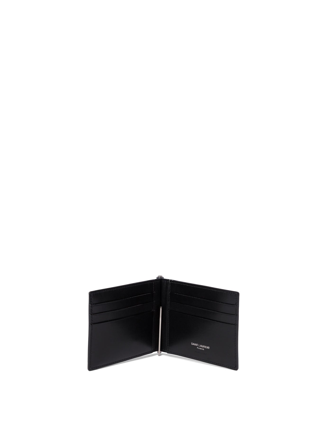 Saint Laurent Portafoglio Bifold In Pelle Cassandre