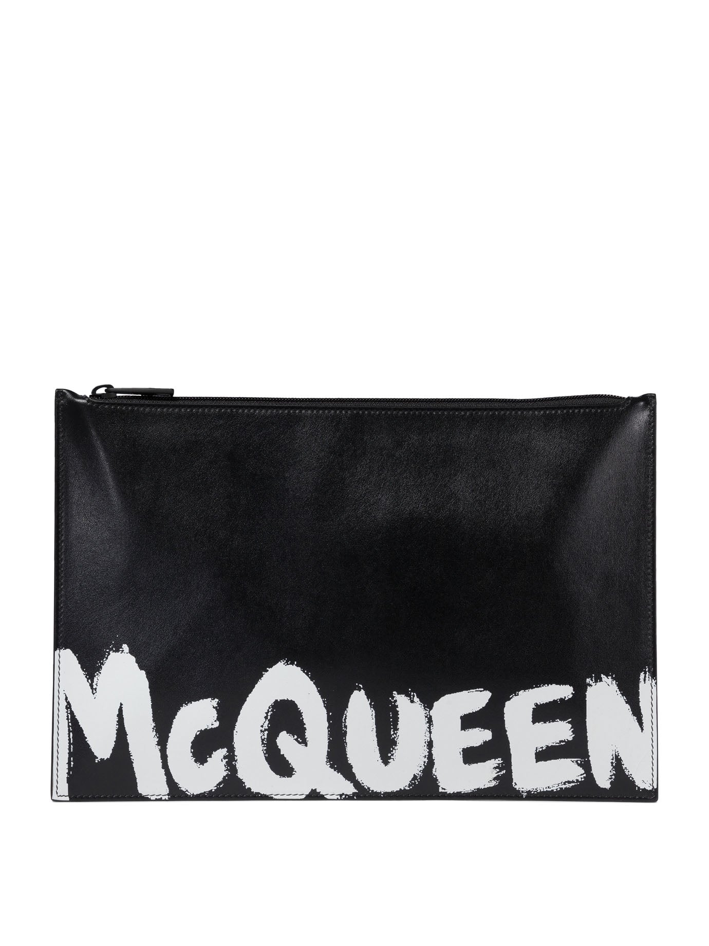 Alexander McQueen Pochette Con Stampa Logo A Contrasto