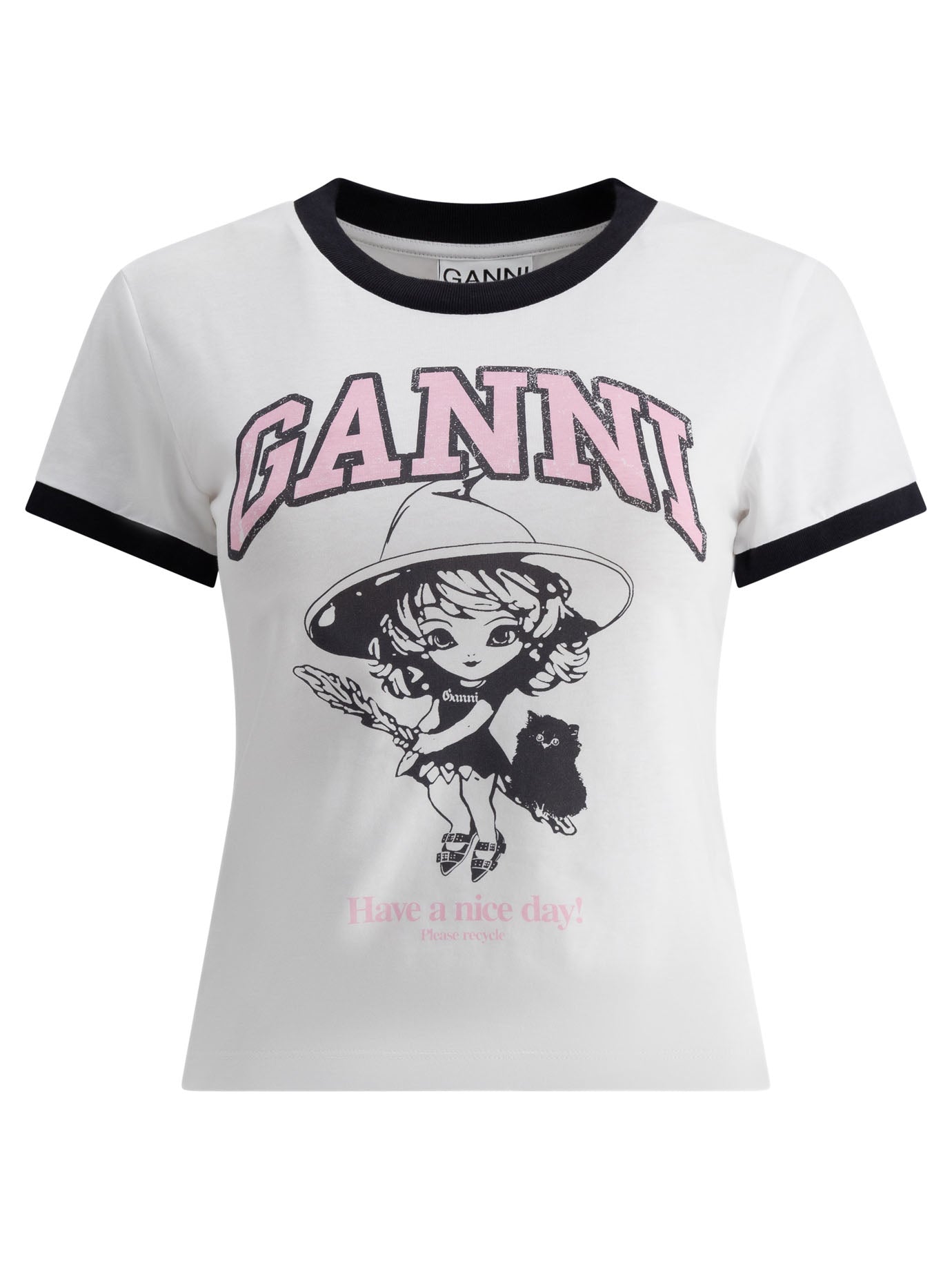 Ganni Basic Jersey Witch Small T-Shirt