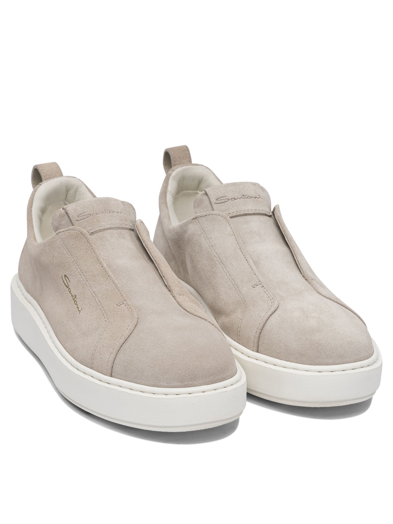 Santoni Slip-On Scamosciate