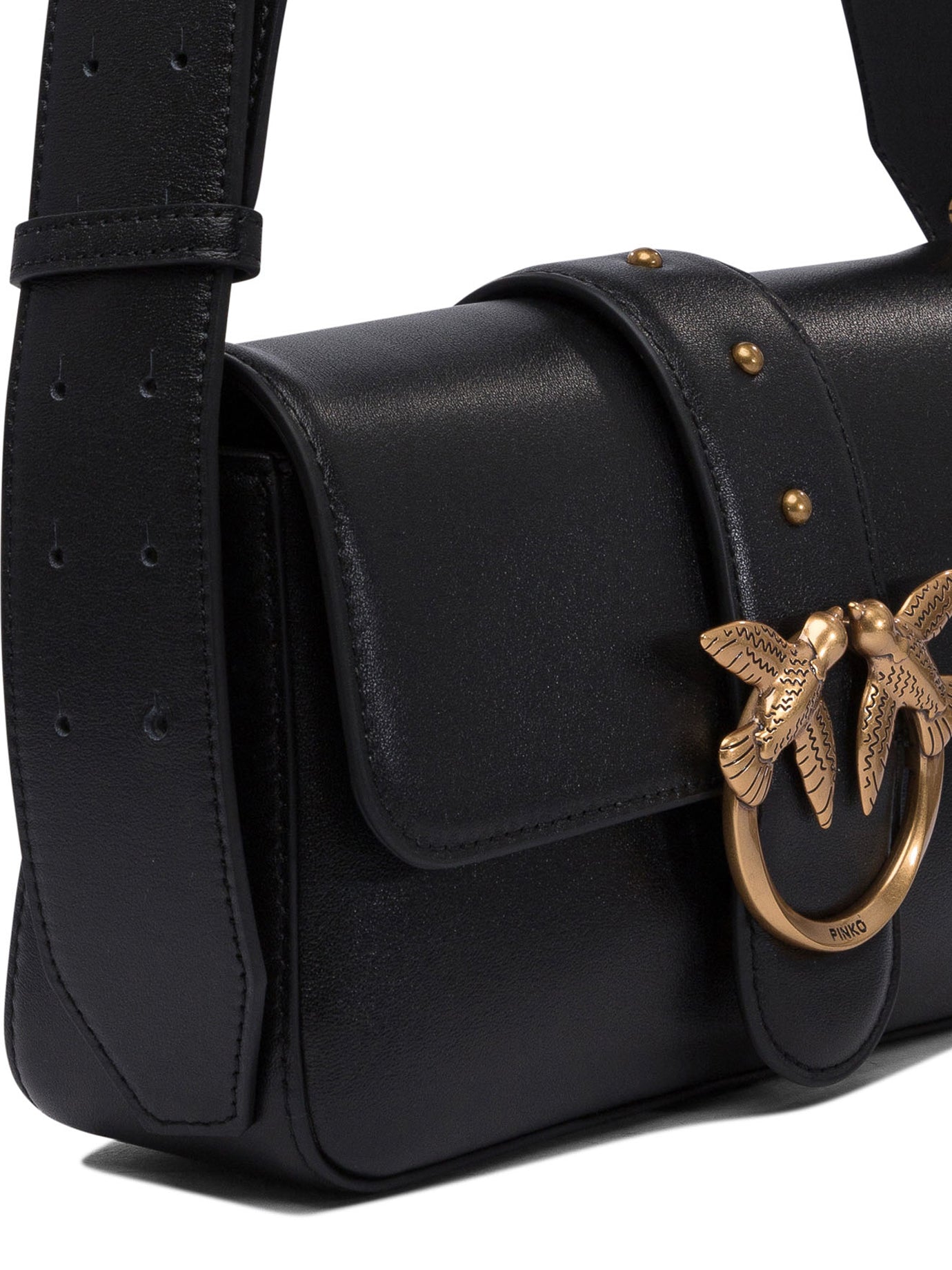 Pinko Borsa A Tracolla Morbida Mini Love Bag In Pelle