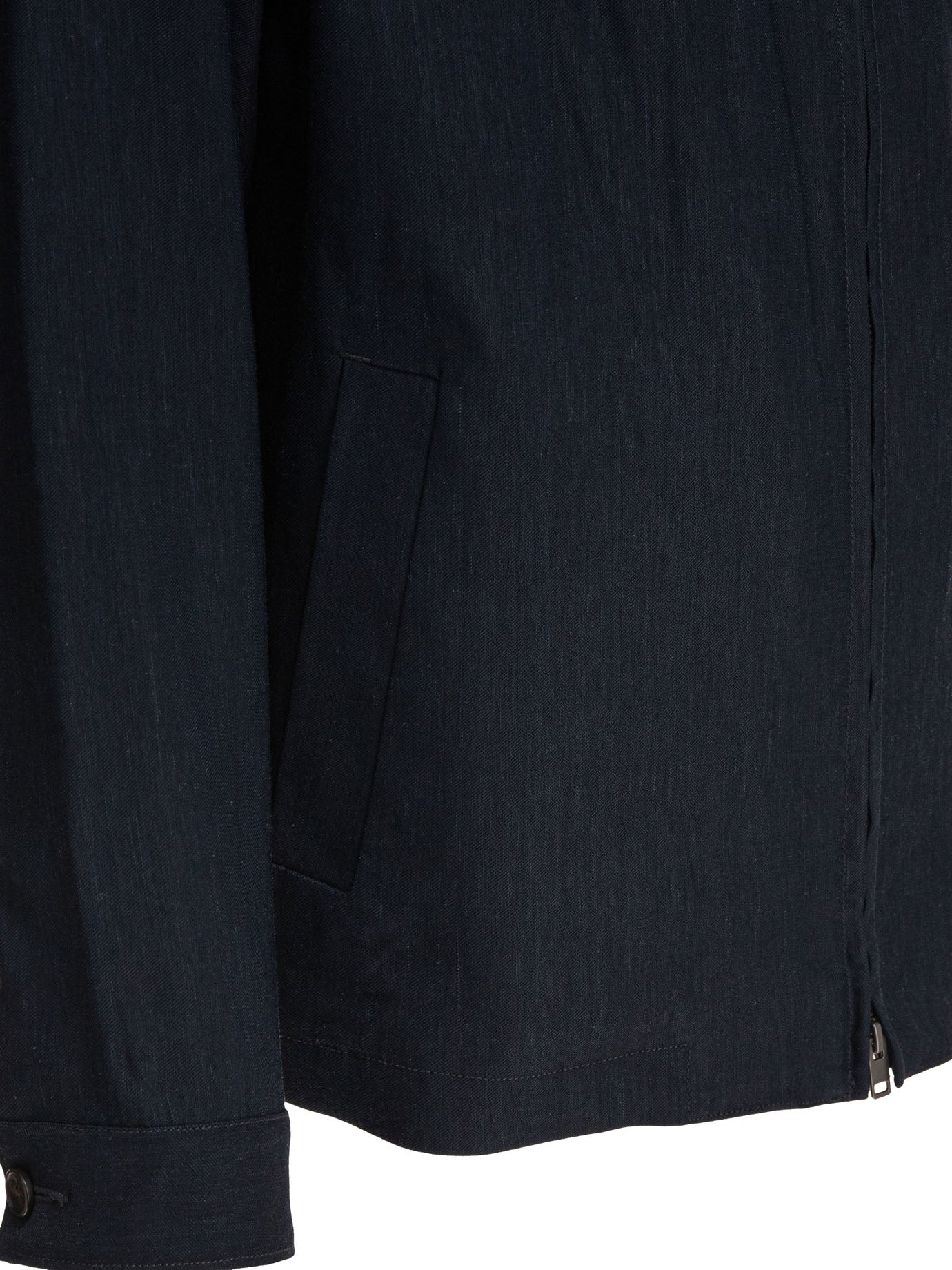 Vince Bomber Jacket Zipper Closure