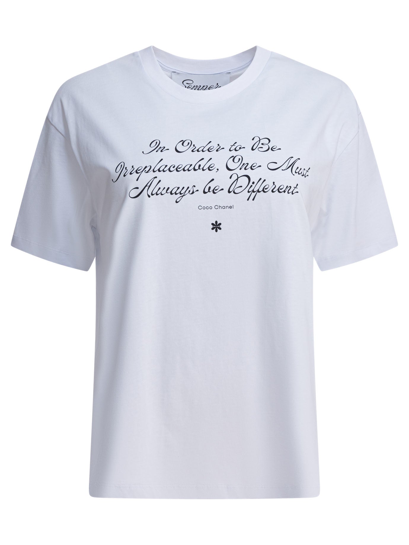 Semper T-Shirt With Coco Chanel Citation