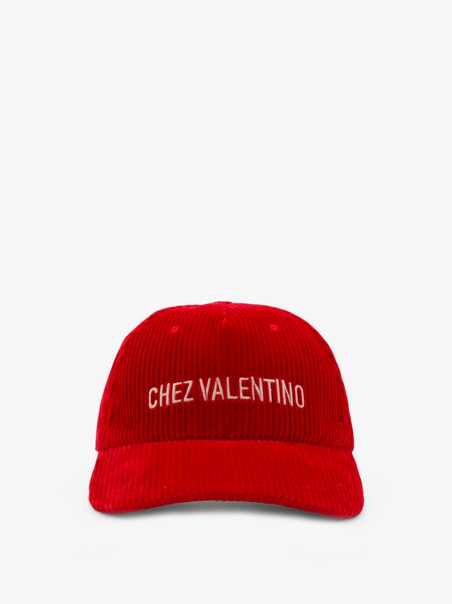 Valentino Corduroy Baseball Hat