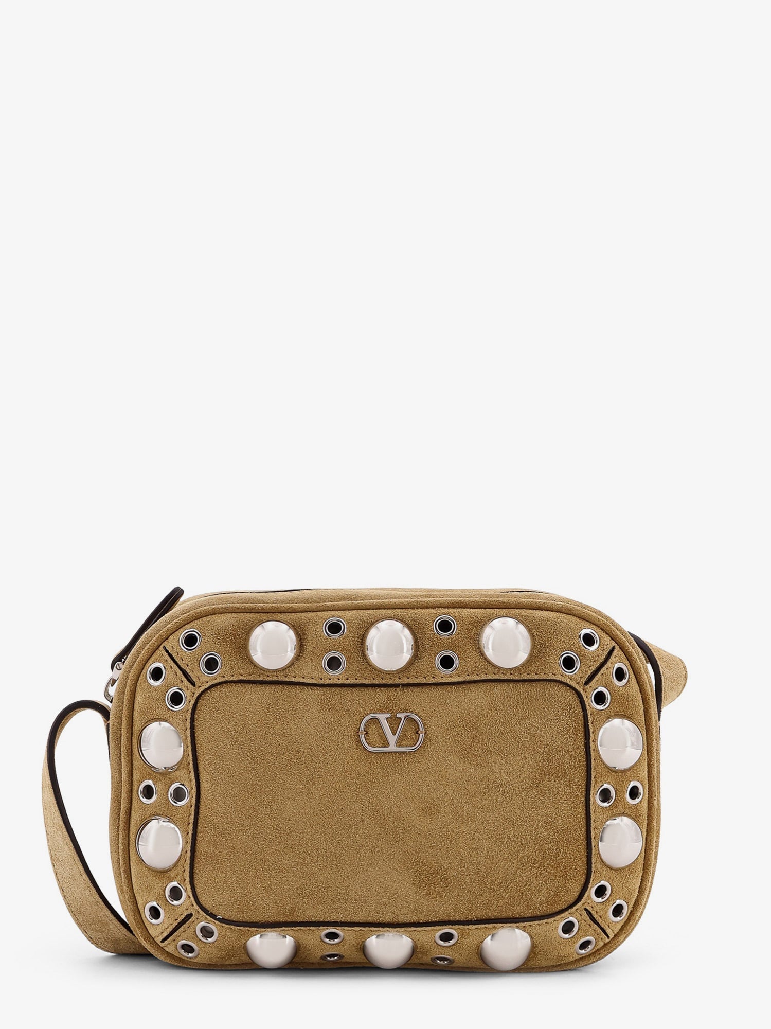 Valentino Nellcote Suede Shoulder Bag
