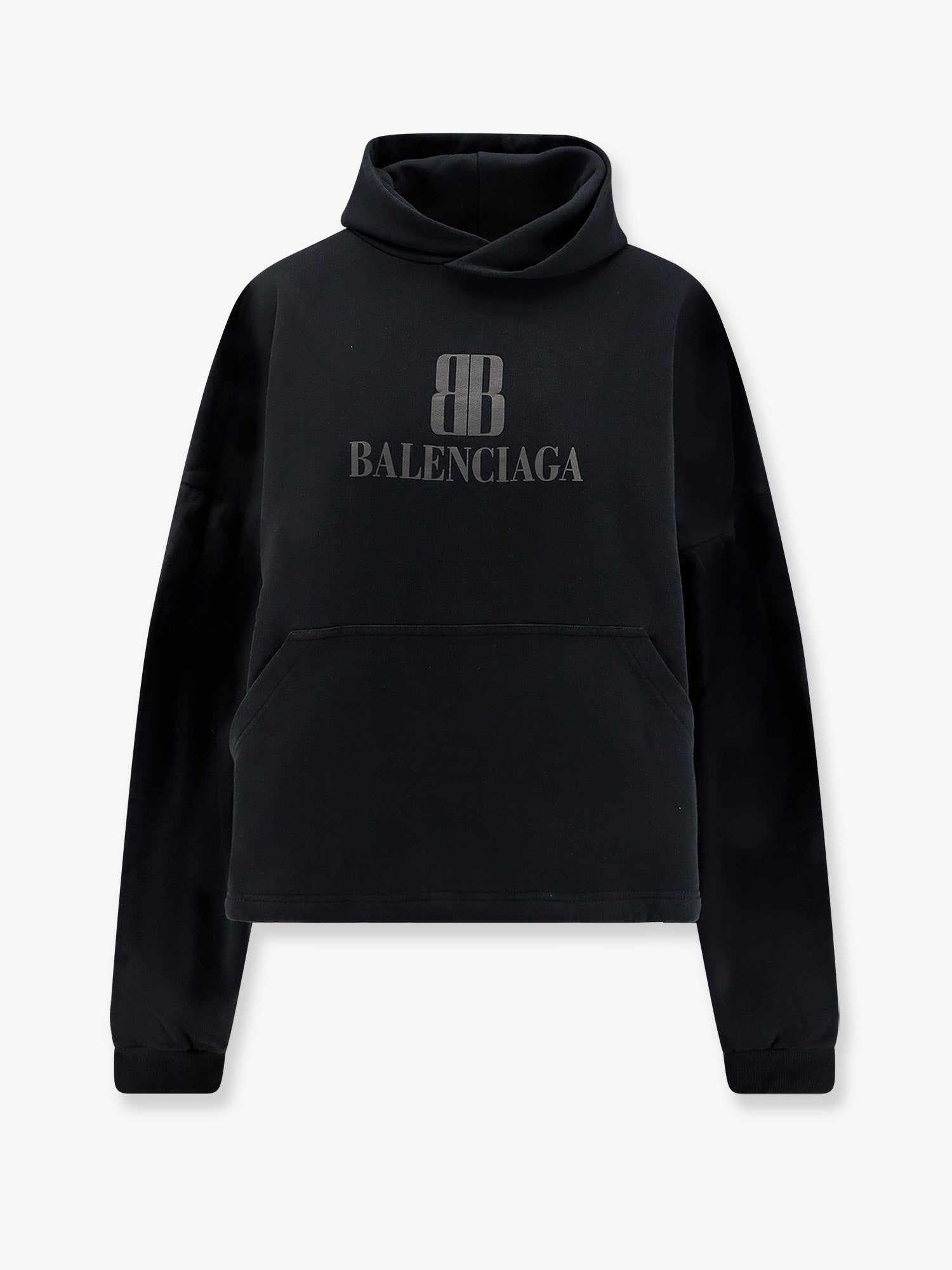 Balenciaga Cropped Cotton Sweatshirt