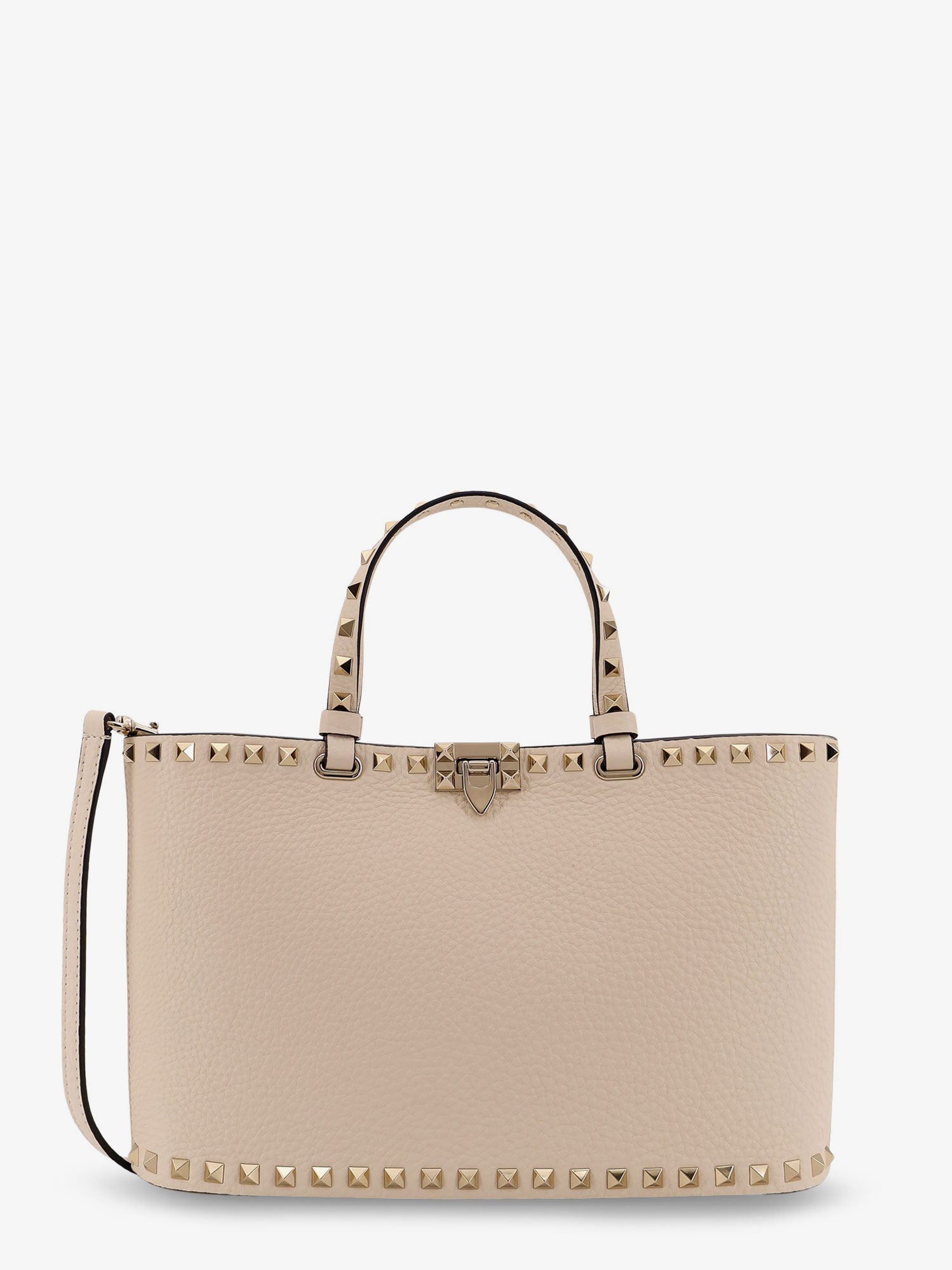 Valentino Rockstud Small Tote Valentino Garavani Leather Shoulder Bag