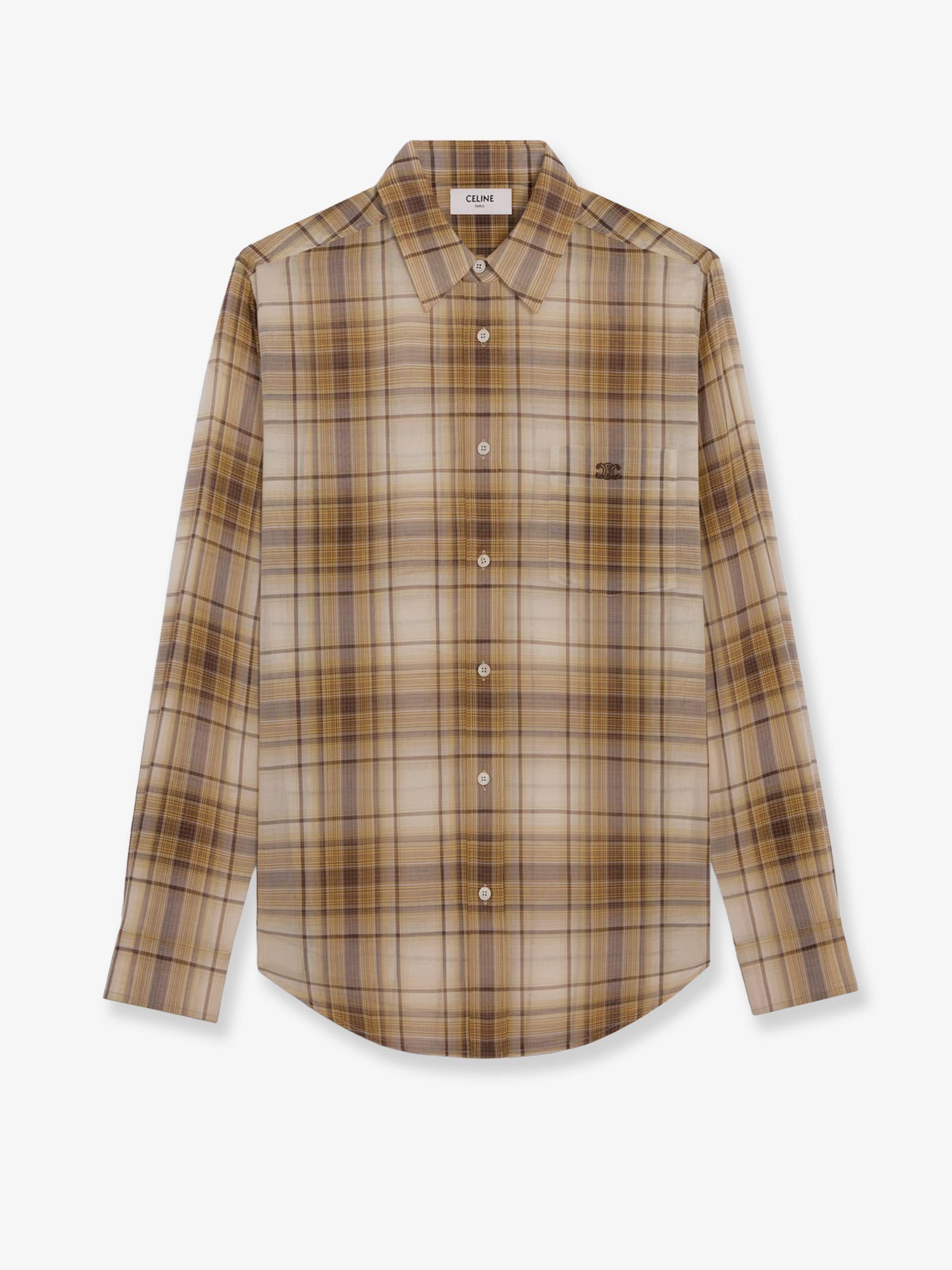Celine Checked Cotton Shirt
